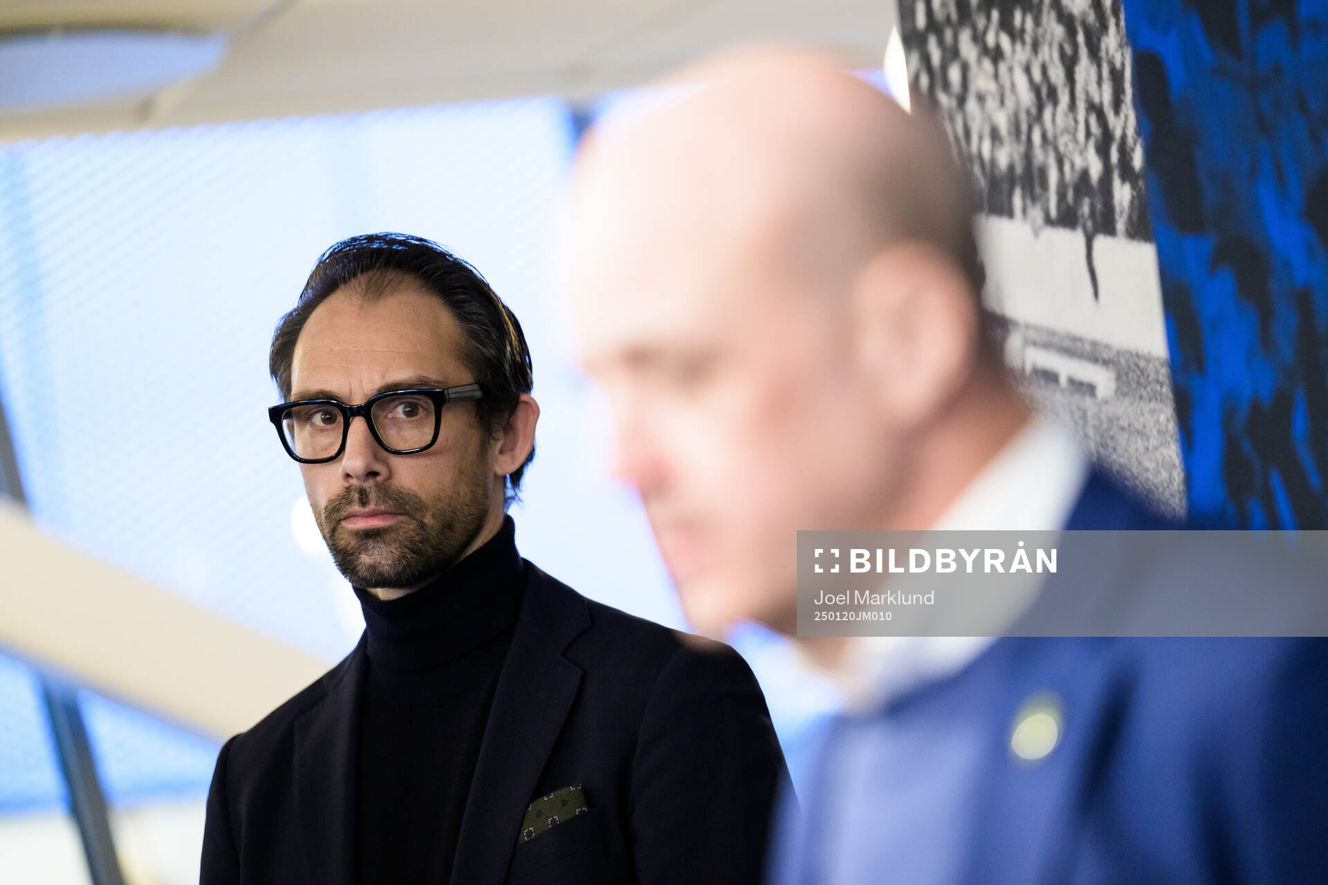 Acting general secretary Tobias Tibell and Fredrik