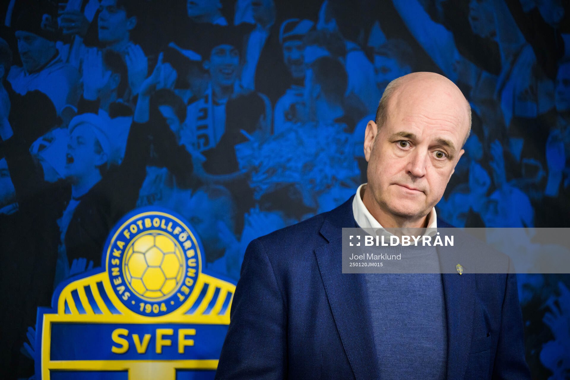Fredrik Reinfeldt, president of the Swedish Football