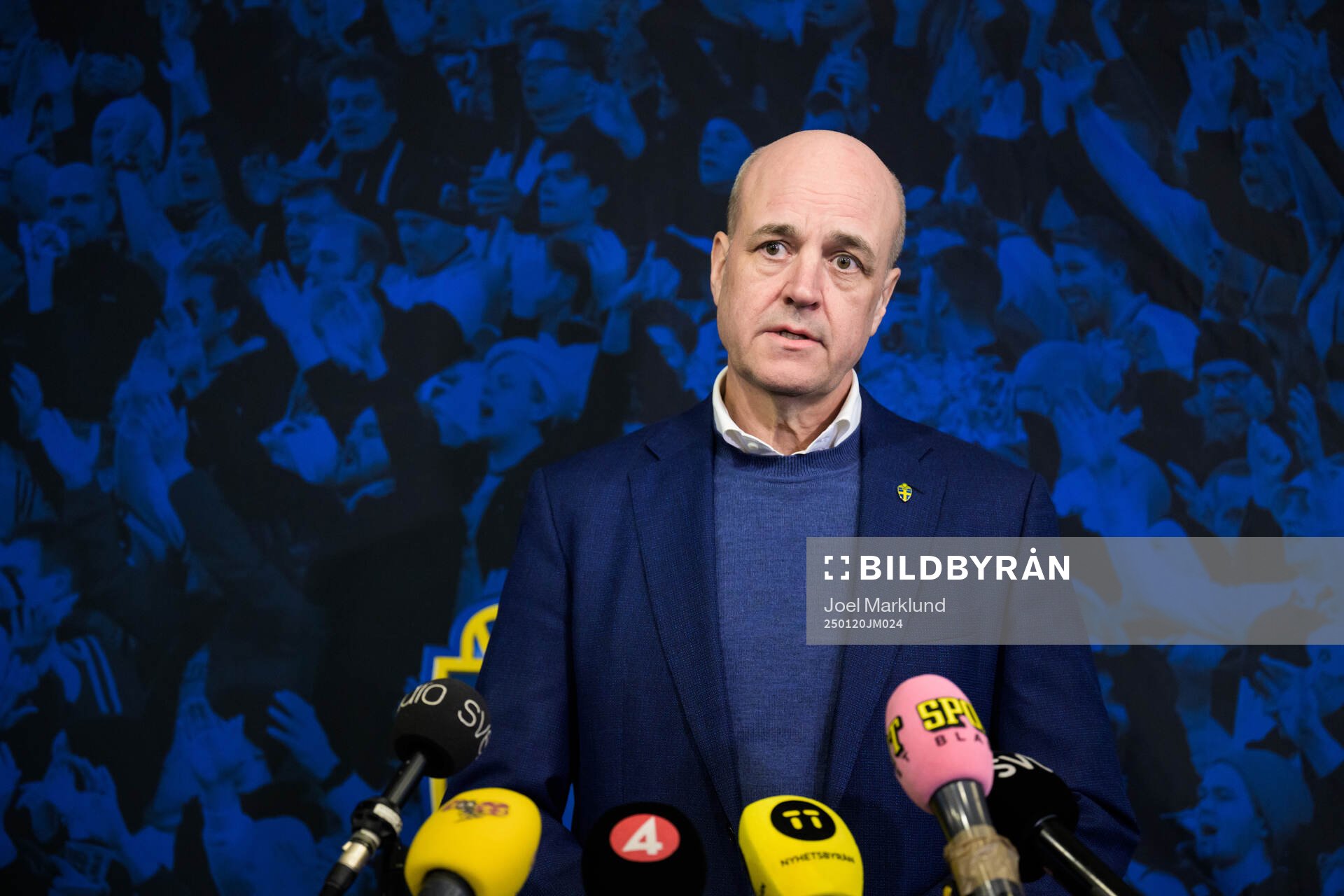Fredrik Reinfeldt, president of the Swedish Football