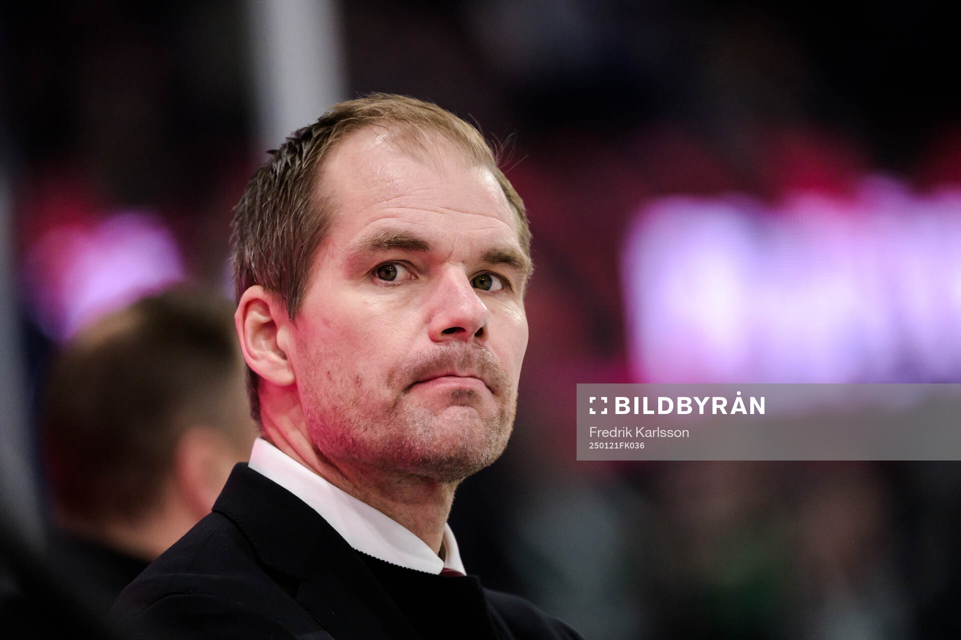 head coach Tomas Mitell of Färjestad