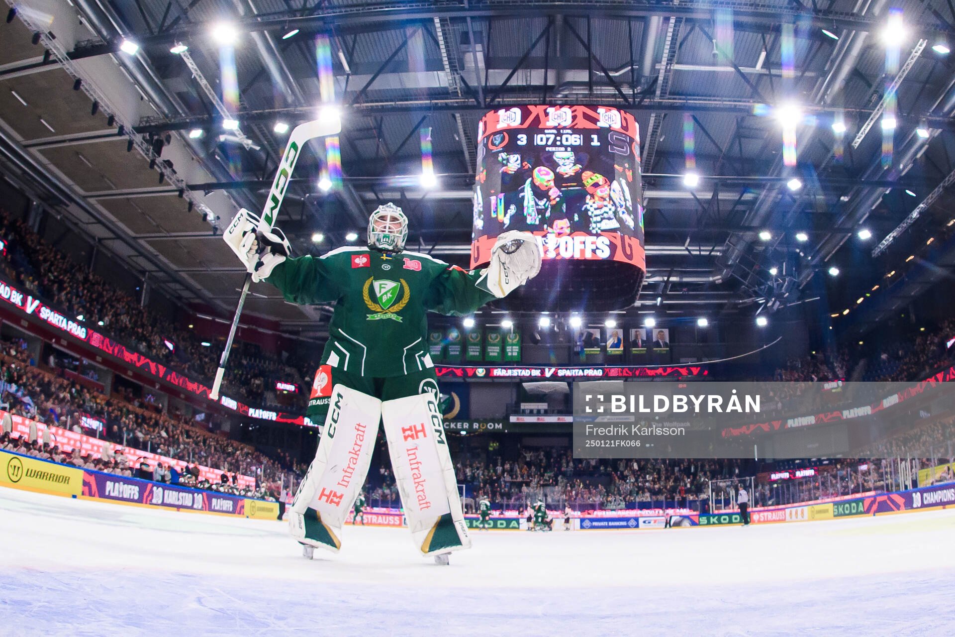 goaltender Maxime Lagacé of Färjestad