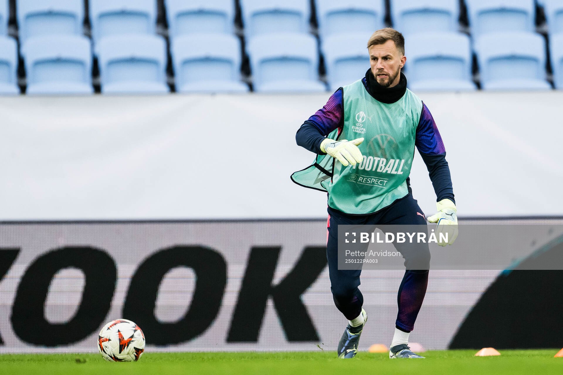 Goalkeeper Ricardo Friedrich of Malmö FF