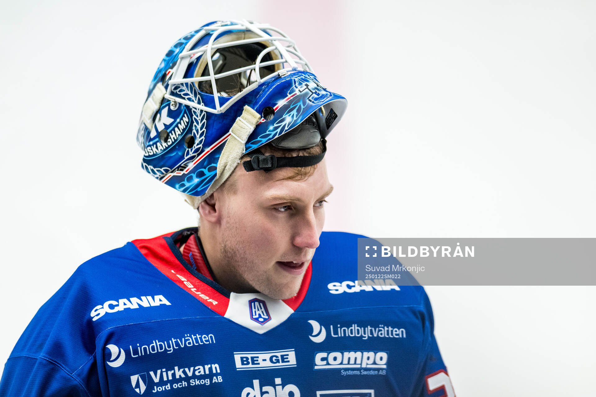 Oskarshamns målvakt Emil Kruse