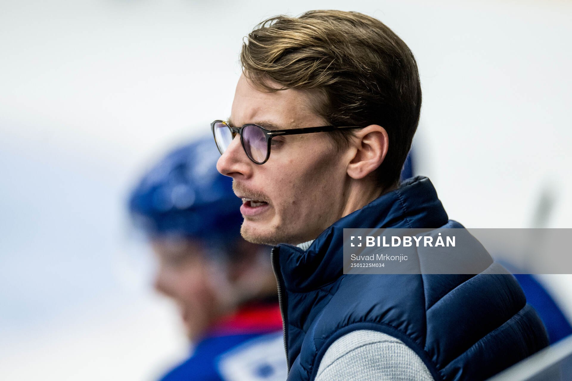 Oskarshamns assisterande tränare Albin Blomqvist