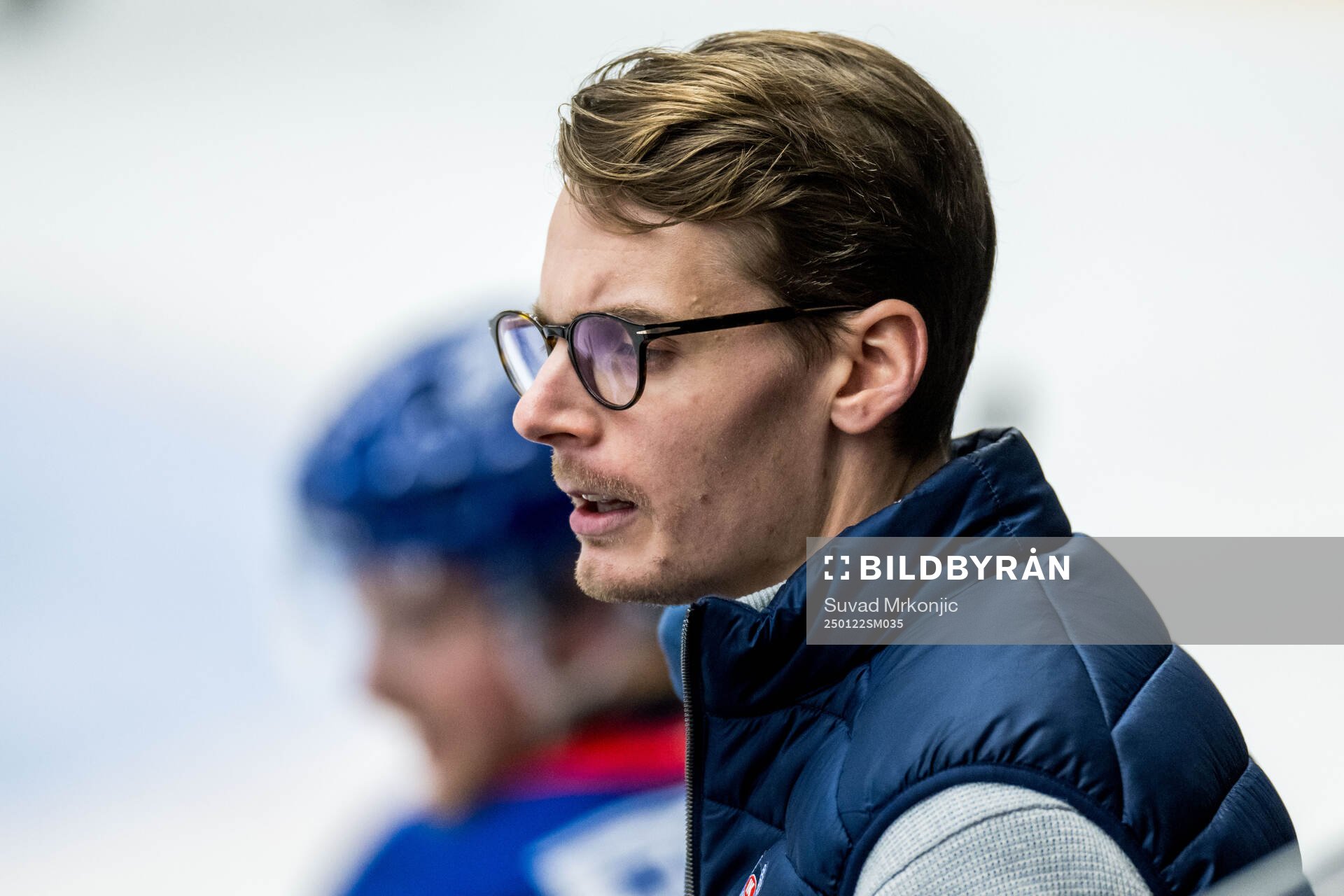Oskarshamns assisterande tränare Albin Blomqvist