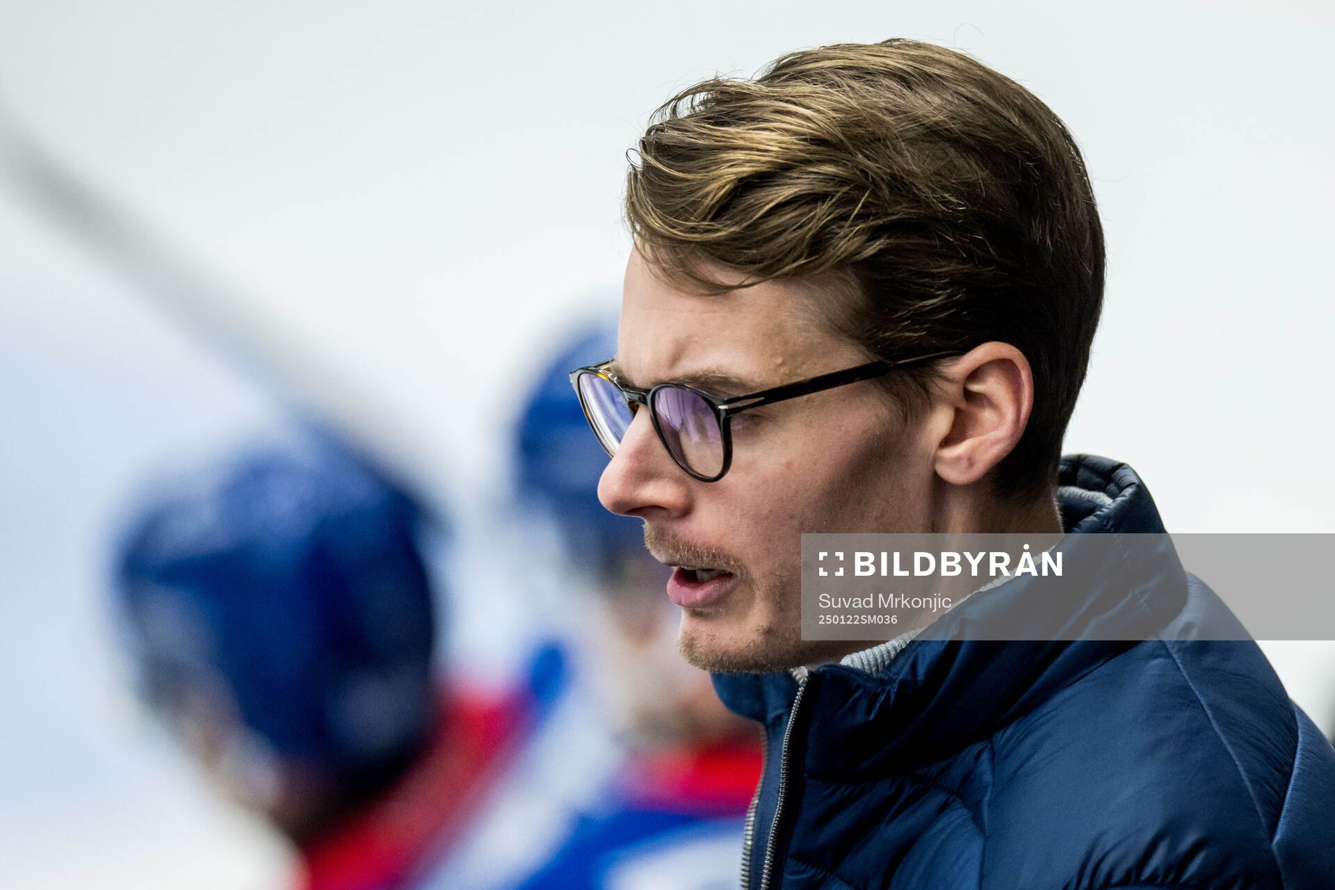 Oskarshamns assisterande tränare Albin Blomqvist