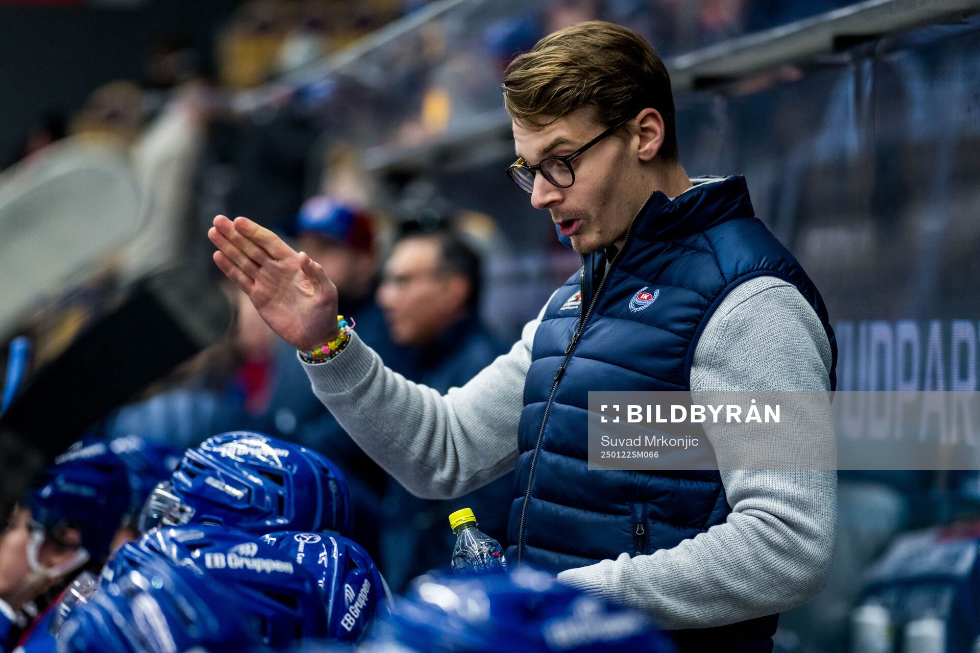 Oskarshamns assisterande tränare Albin Blomqvist