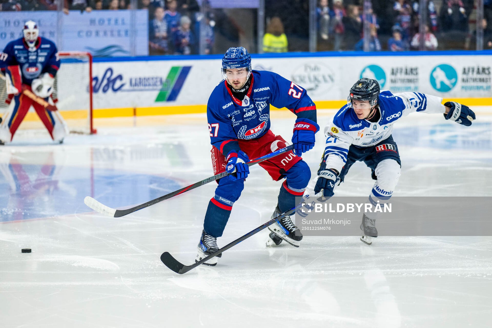 Oskarshamns Nolan Walker och Karlskogas Christoffer Jansson
