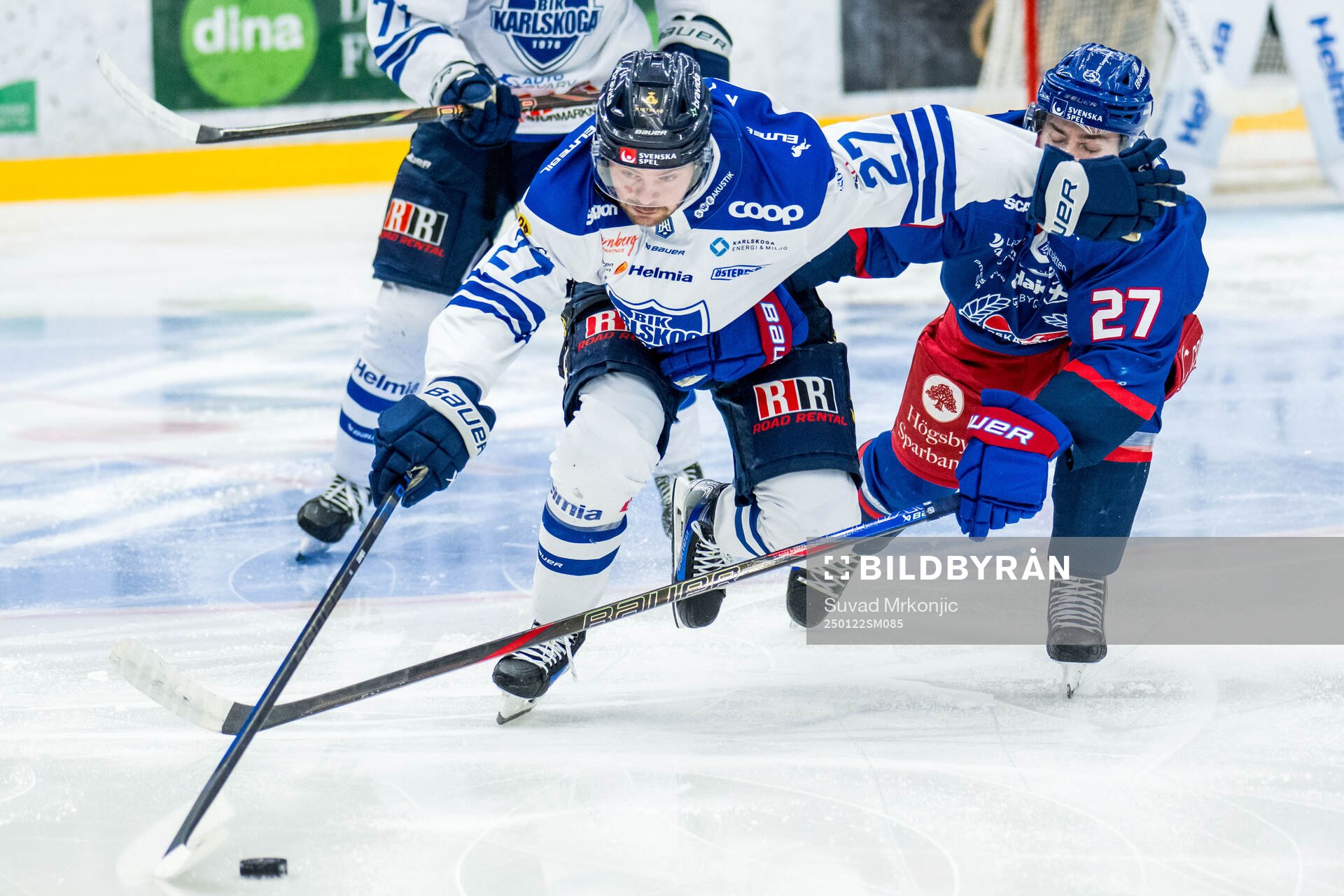 Karlskogas Tobias Sjökvist och Oskarshamns Nolan Walker
