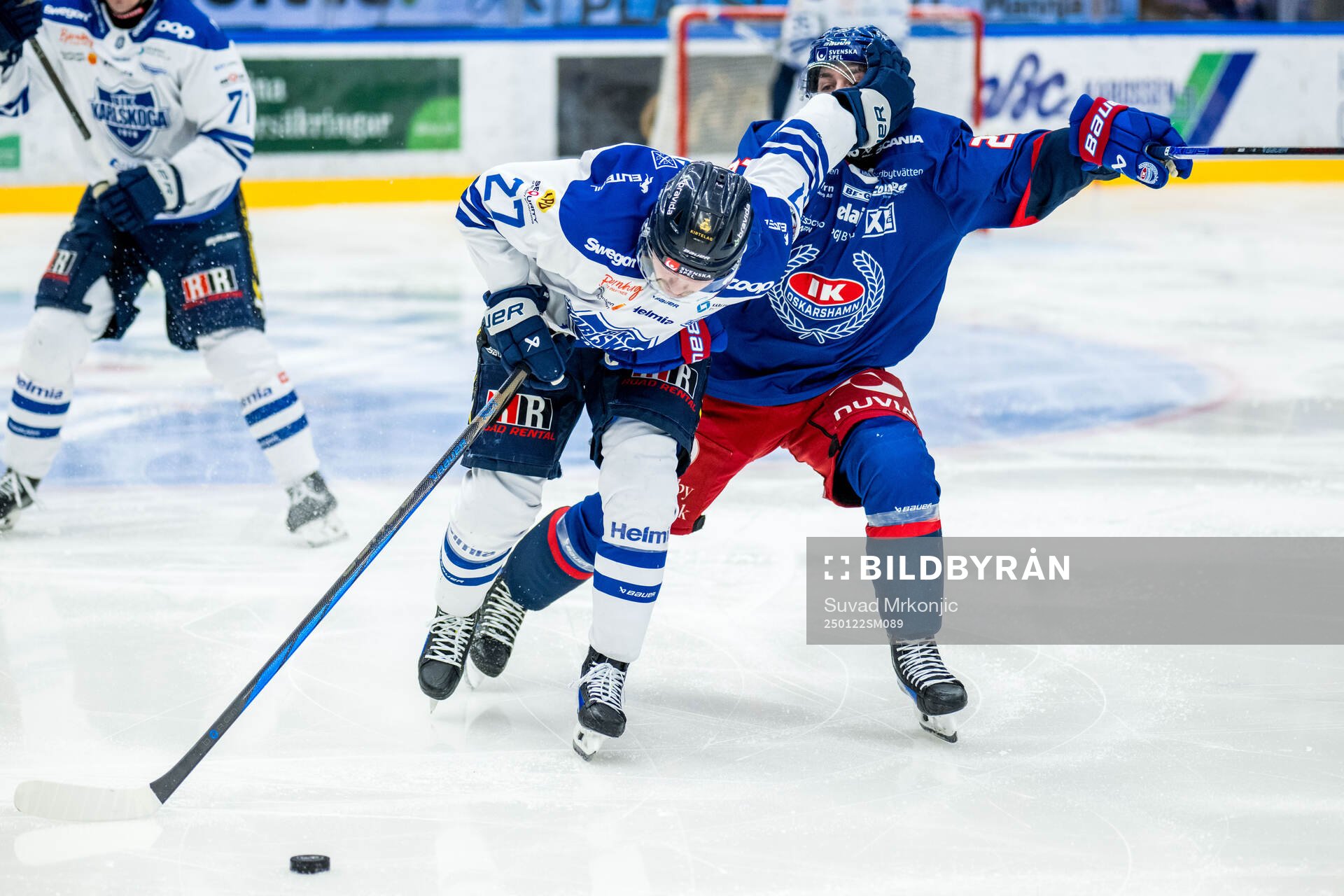 Karlskogas Tobias Sjökvist och Oskarshamns Nolan Walker