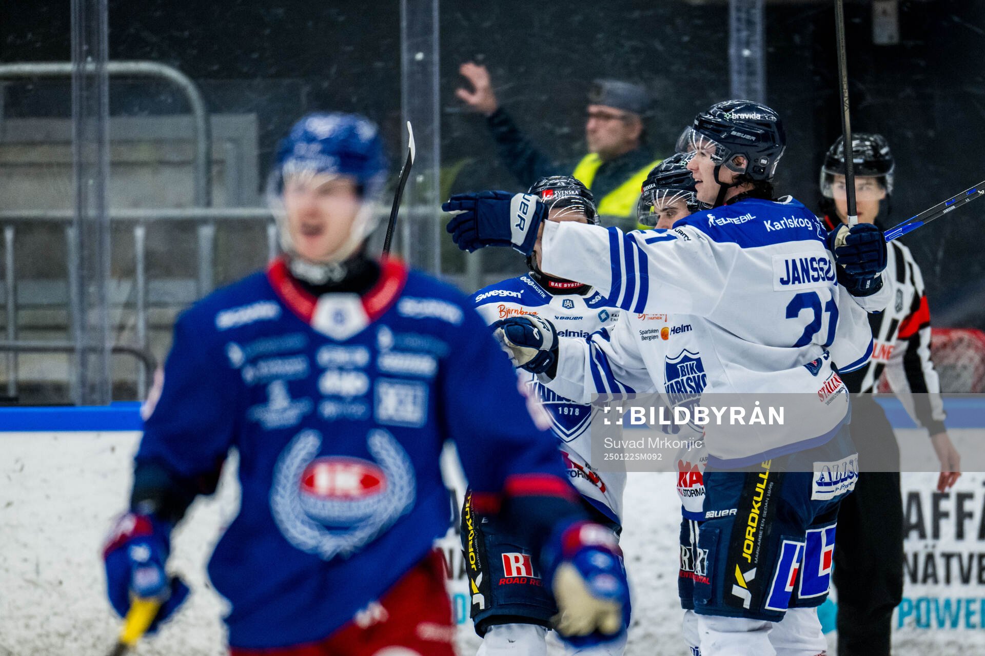 Karlskogas Christoffer Jansson jublar