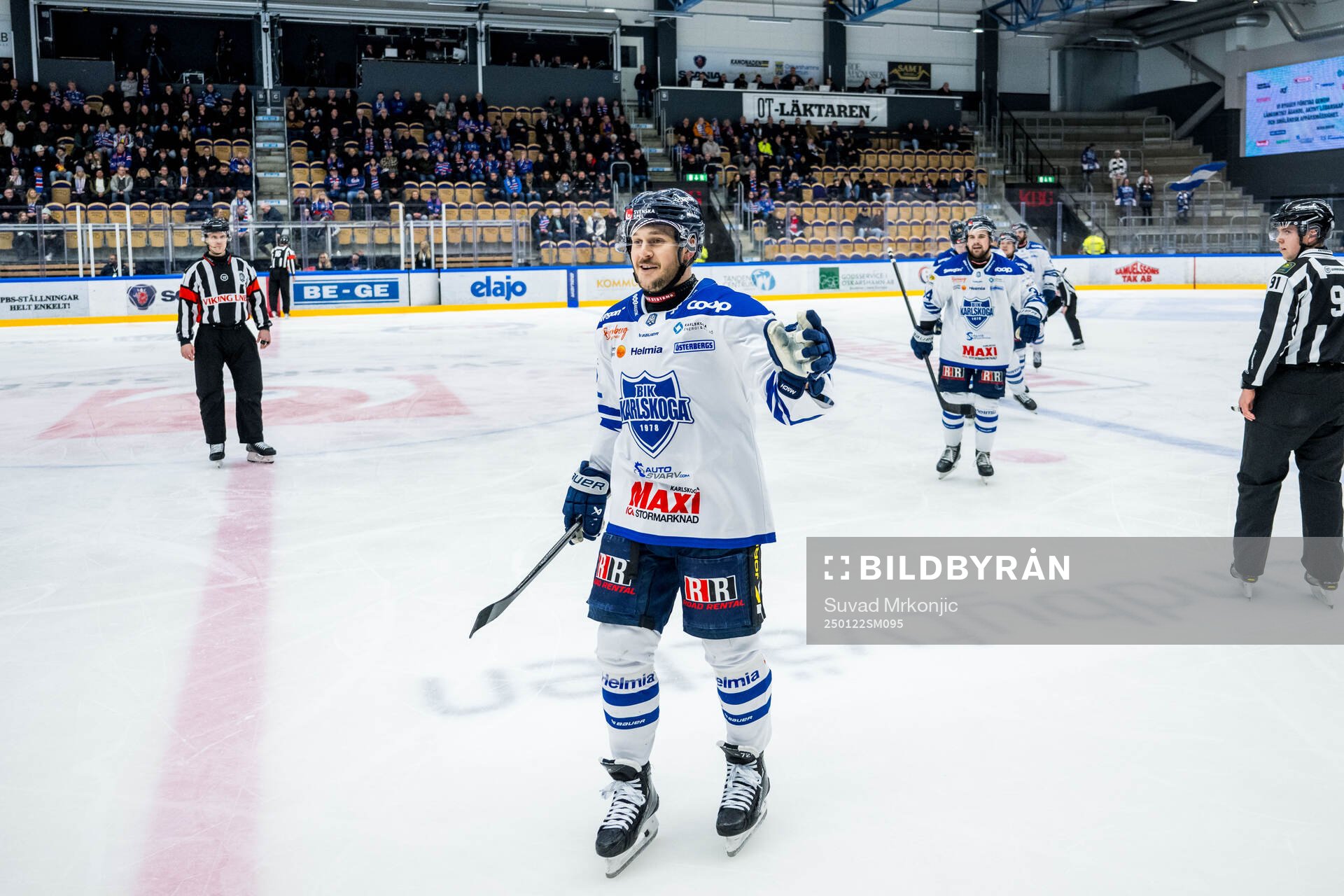 Karlskogas Viktor Lennartsson jublar