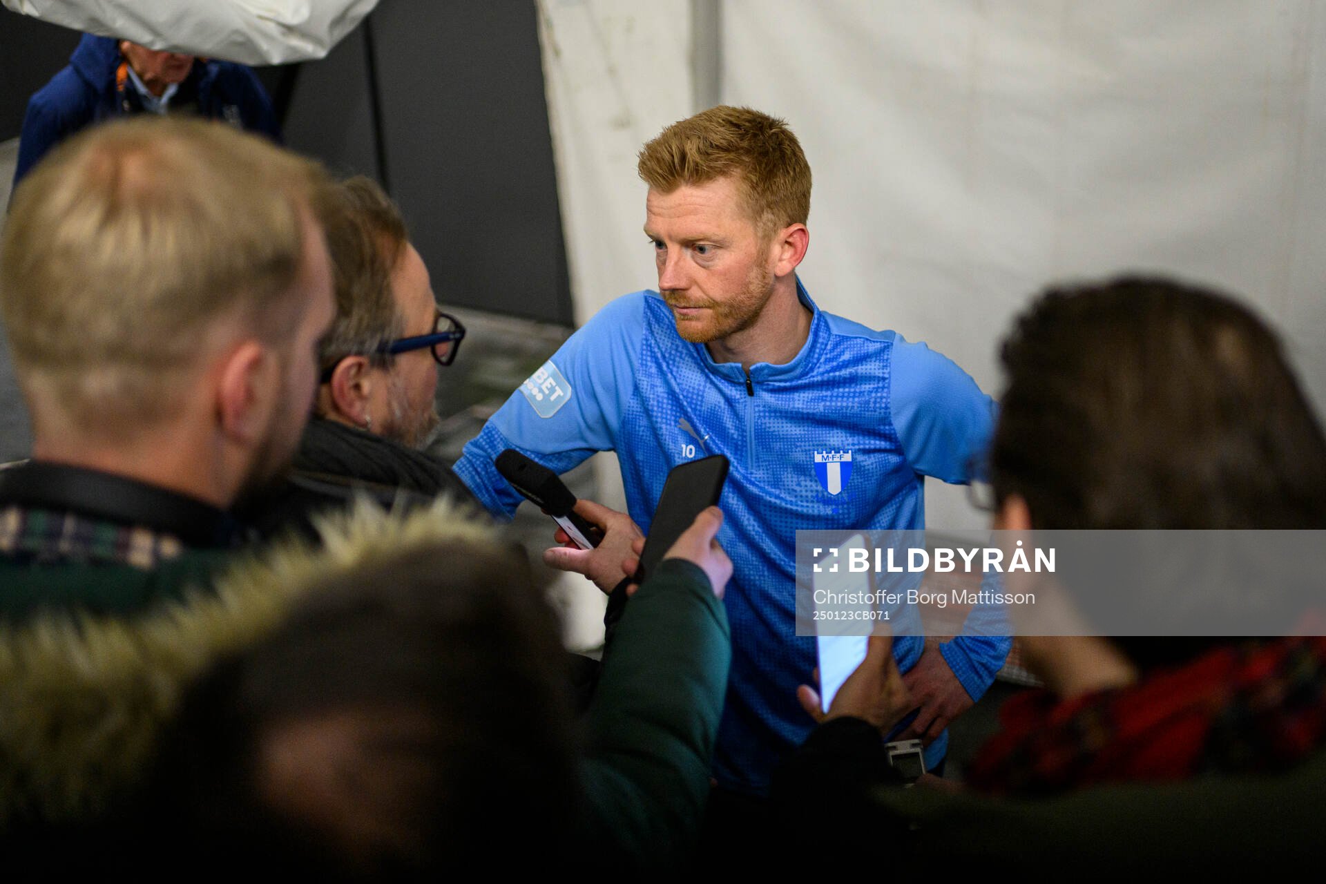 Anders Christiansen of Malmö FF looks dejected