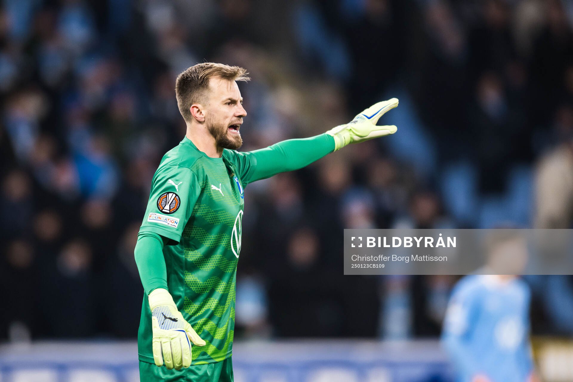 goalkeeper Ricardo Friedrich of Malmö FF