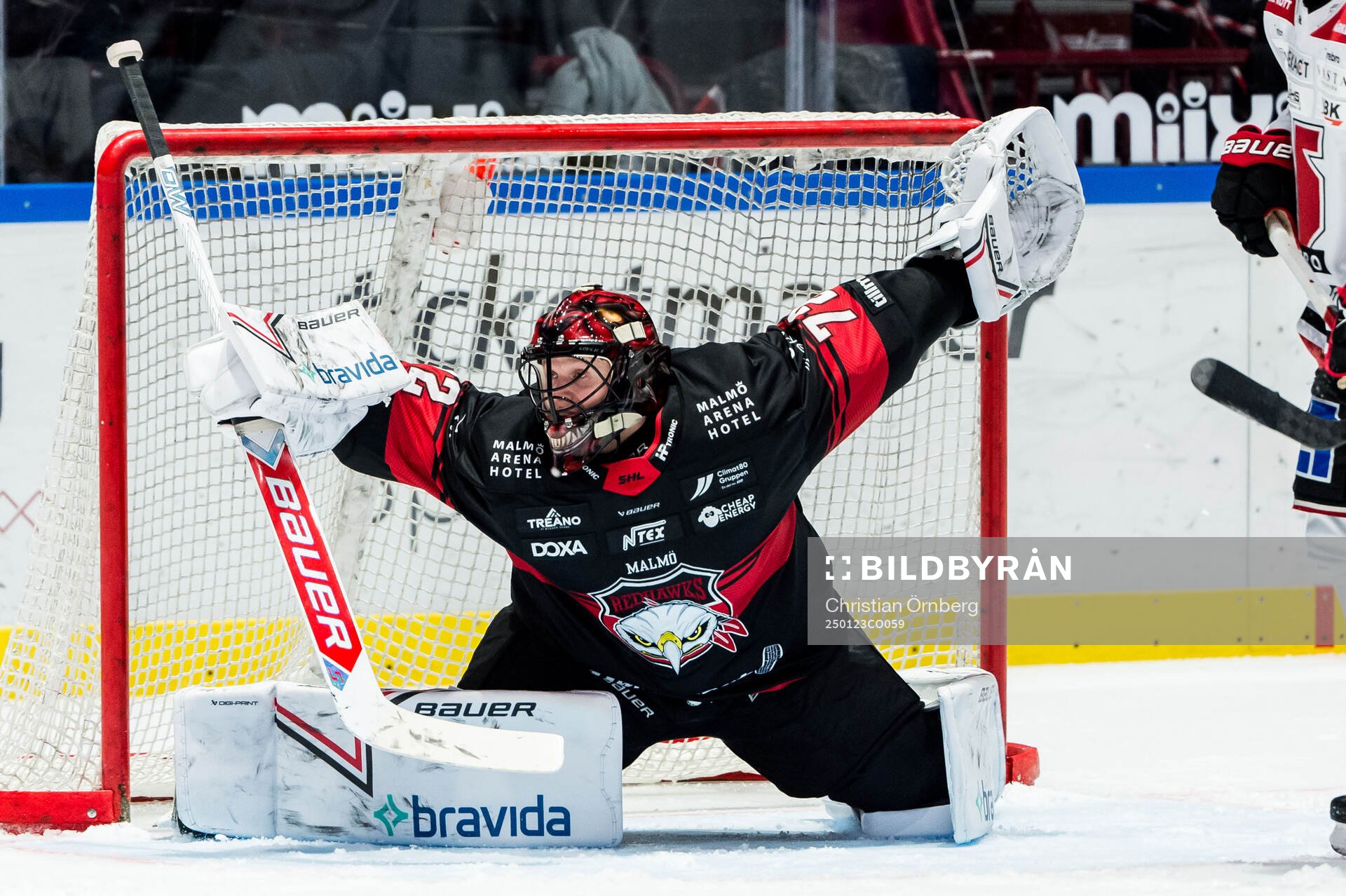 Malmö Redhawks målvakt Daniel Marmenlind