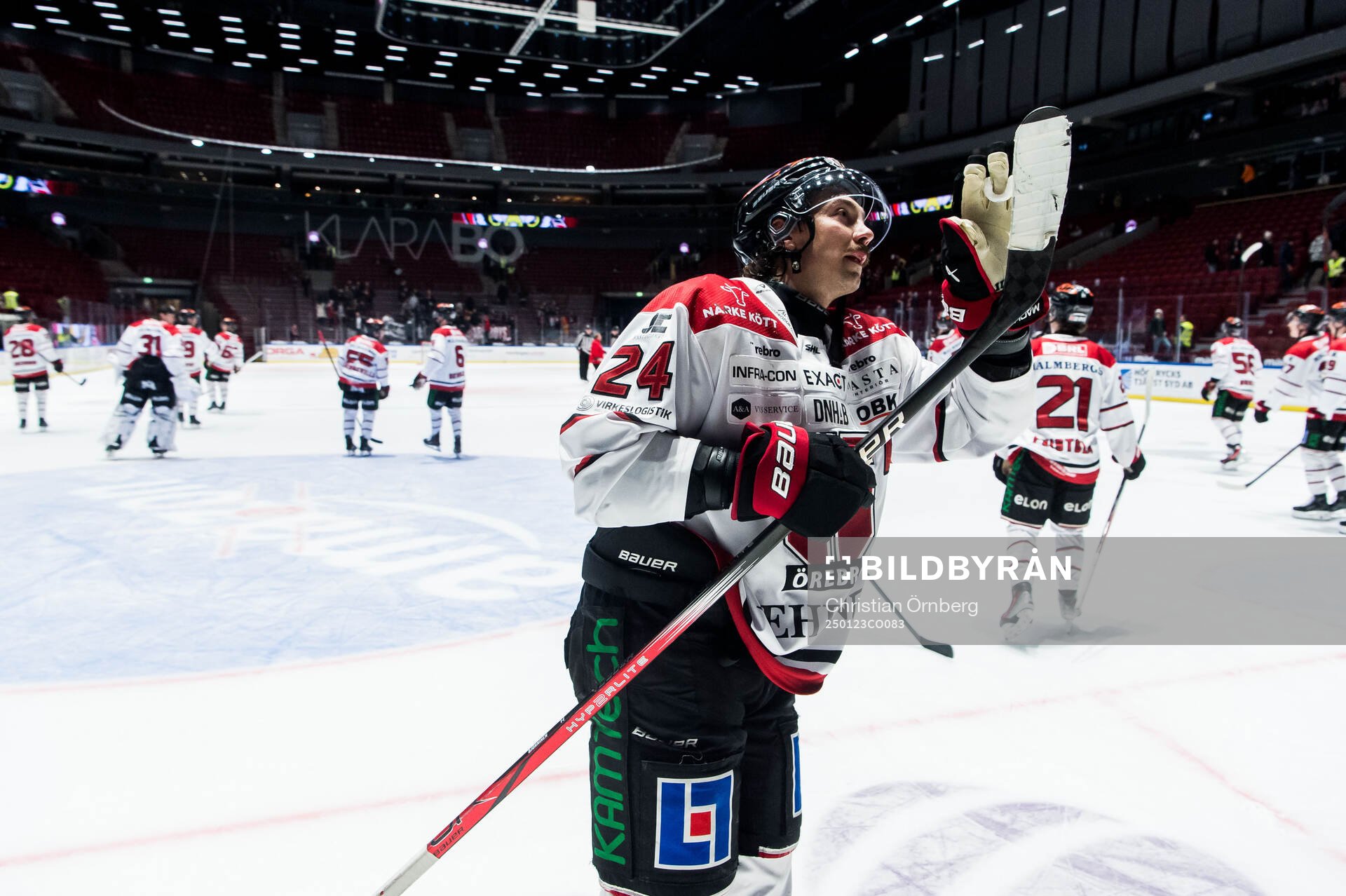Örebros Hannes Björninen jublar
