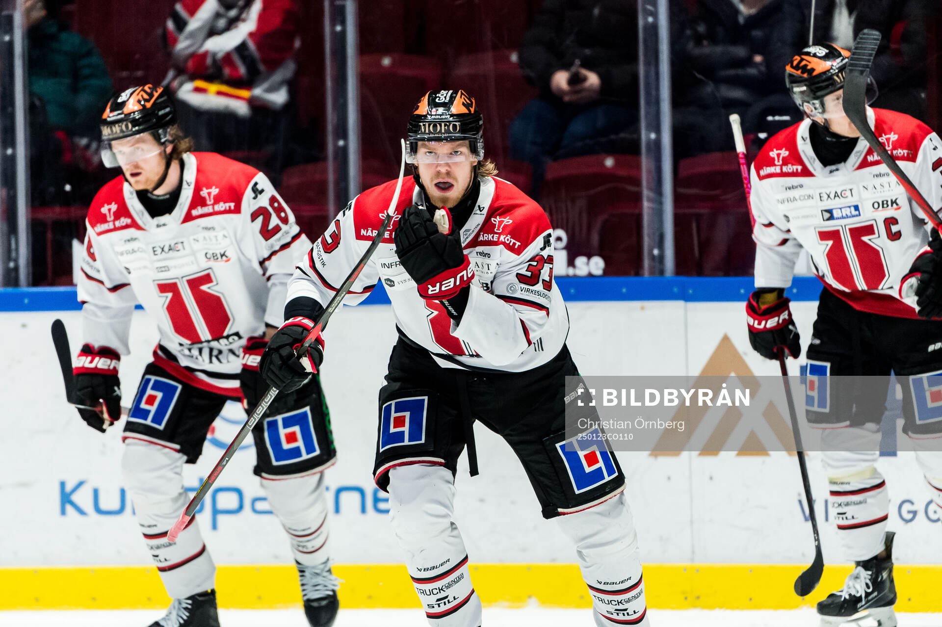 Örebros Christopher Mastomäki jublar