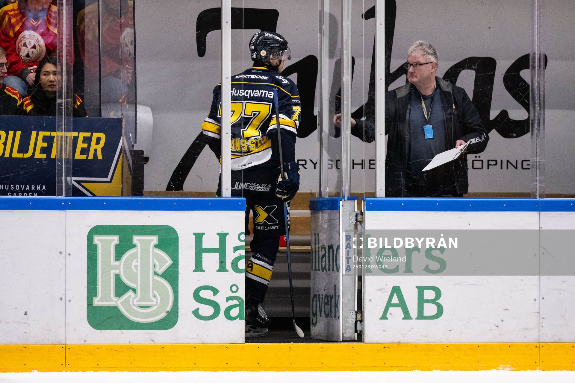 HV71s Herman Hansson i utvisningsbåset