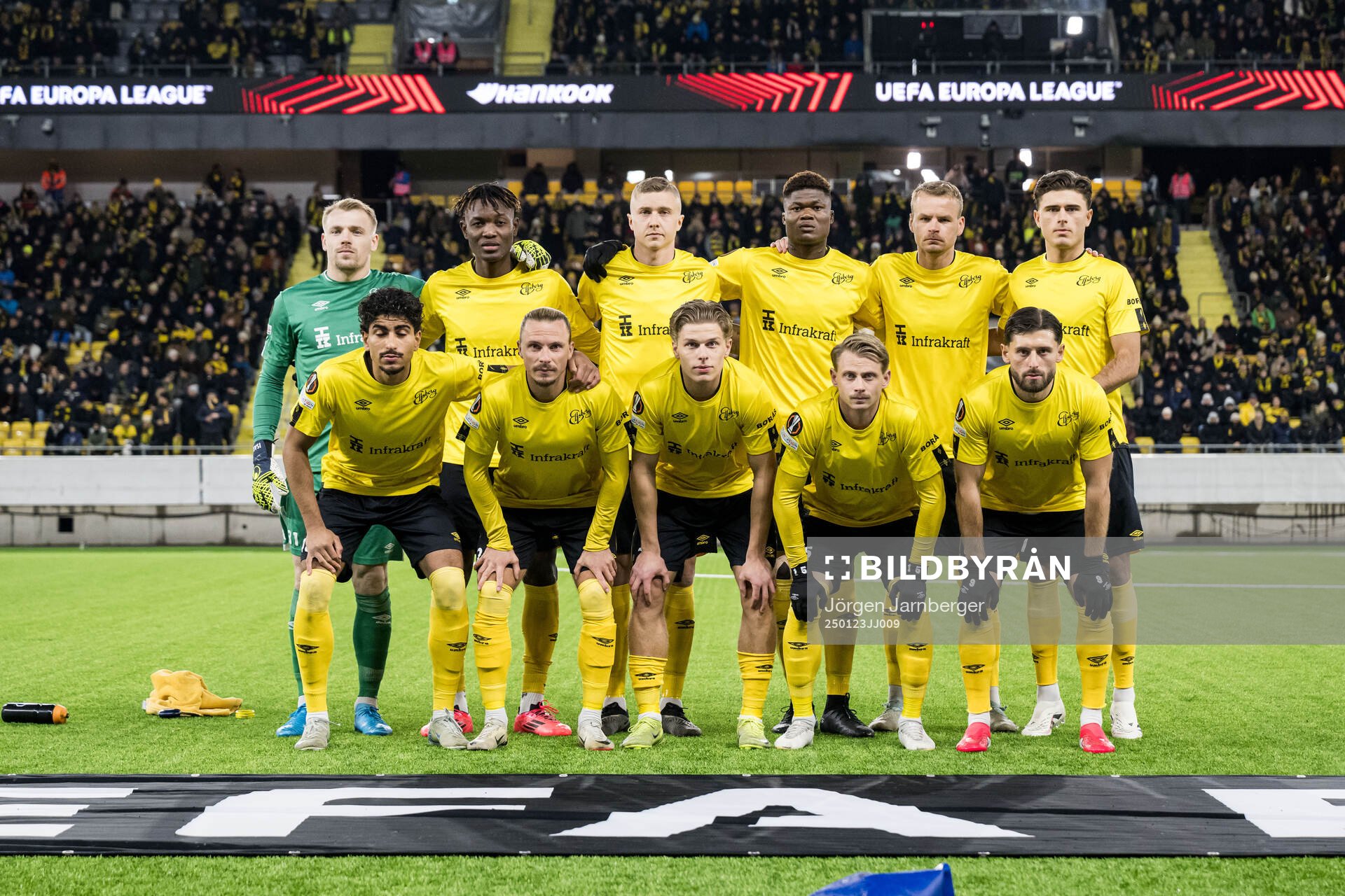 The starting eleven of Elfsborg