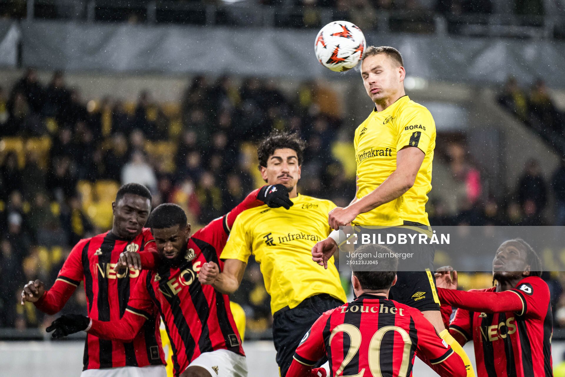 Gustav Henriksson of Elfsborg scores 1-0