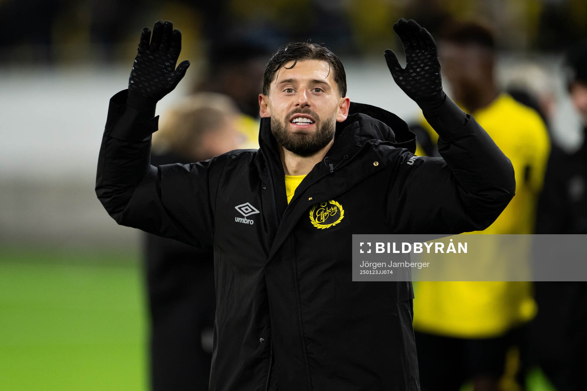 Arber Zeneli of Elfsborg celebrates