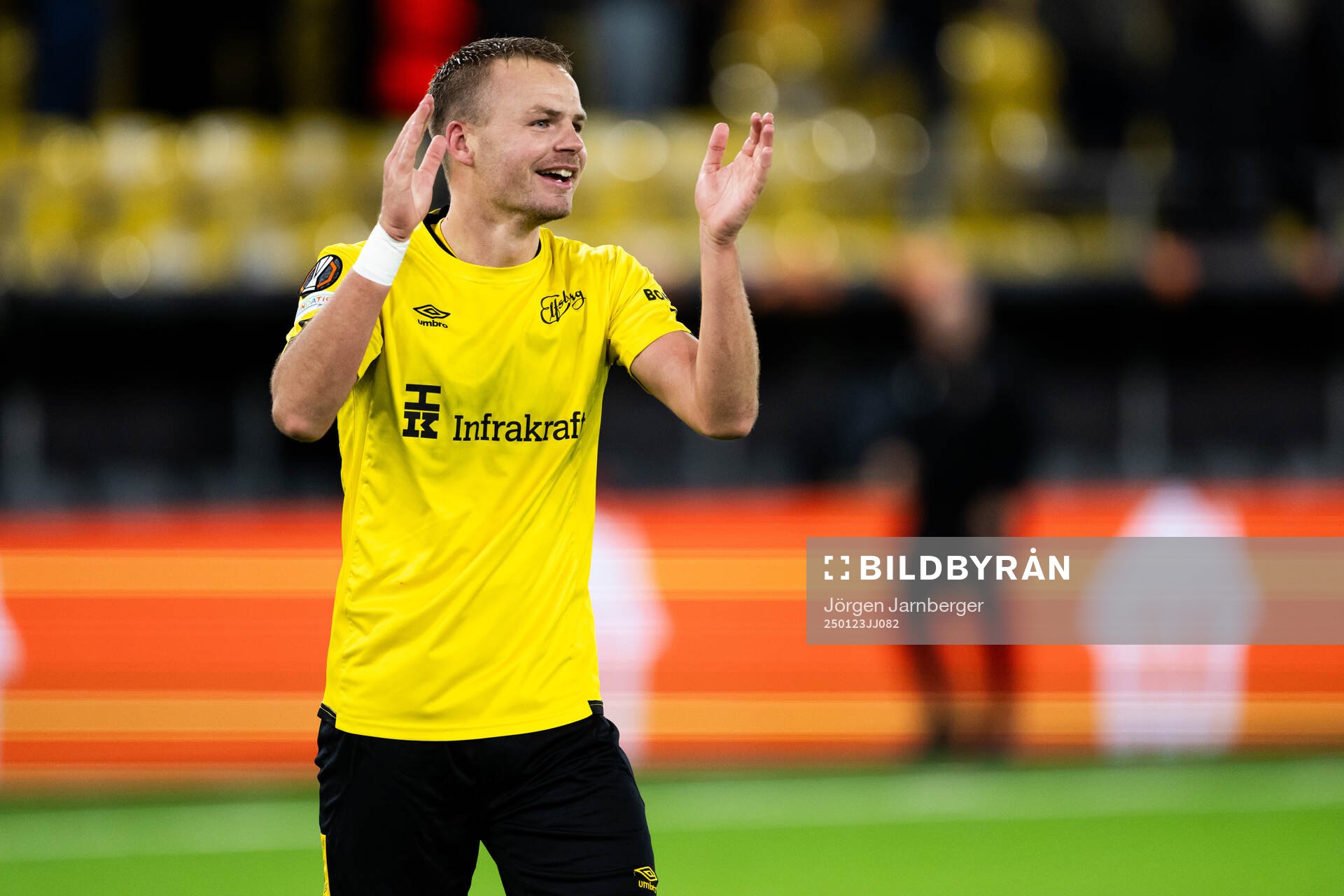 Gustav Henriksson of Elfsborg celebrates