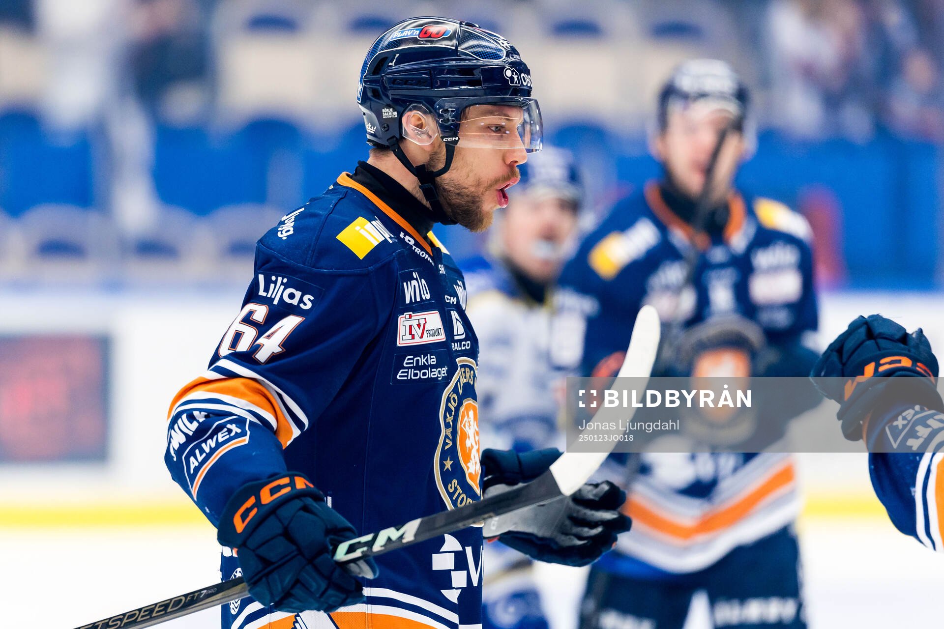 Växjös Eric Martinsson jublar