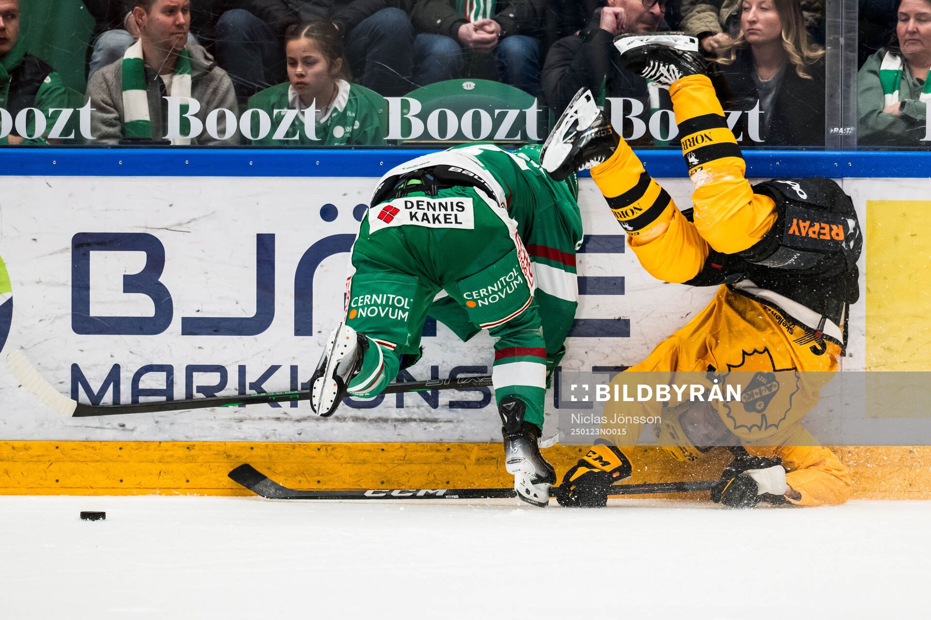 Rögles Leon Bristedt och Skellefteås Pär Lindholm