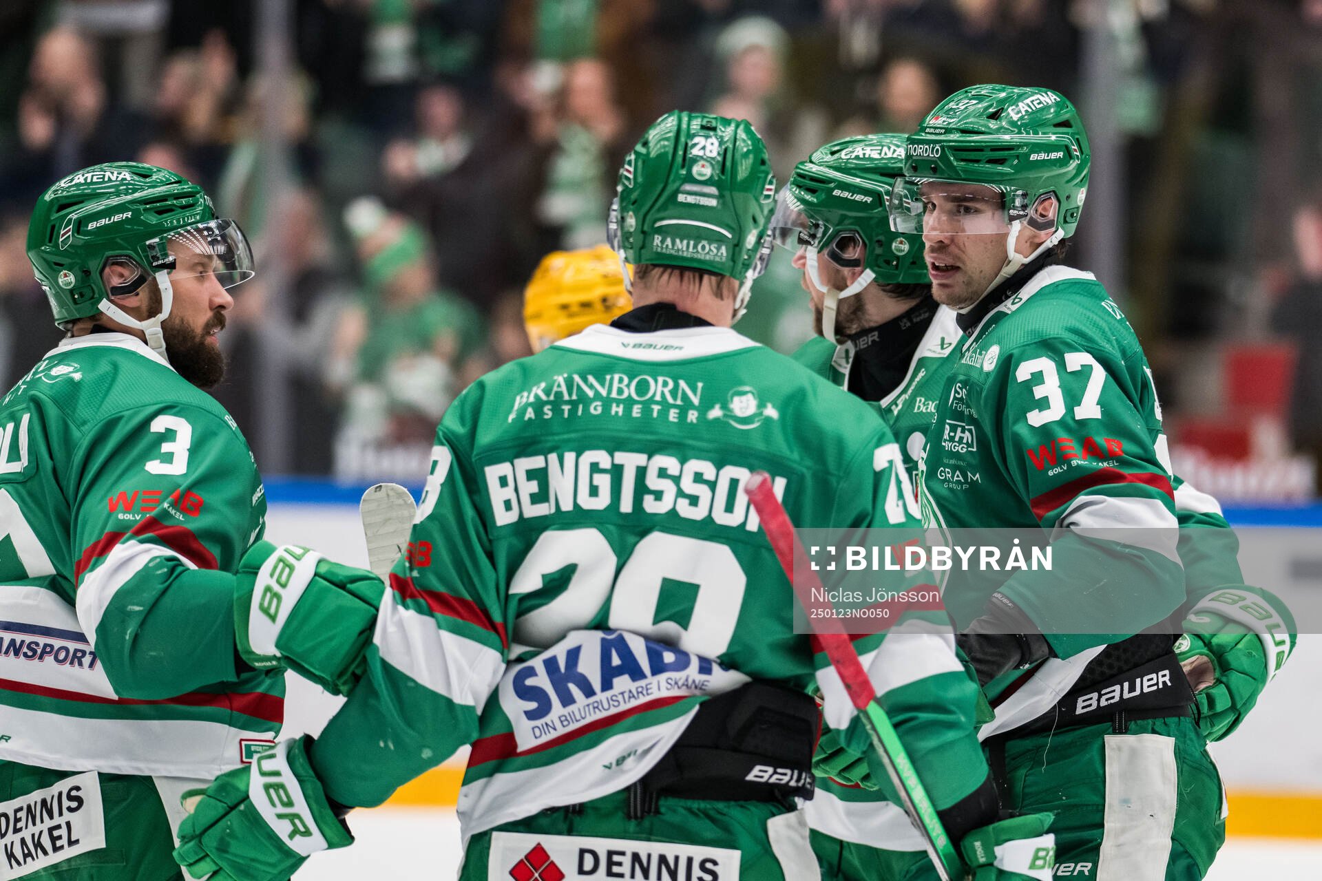 Rögles Albin Sundsvik jublar