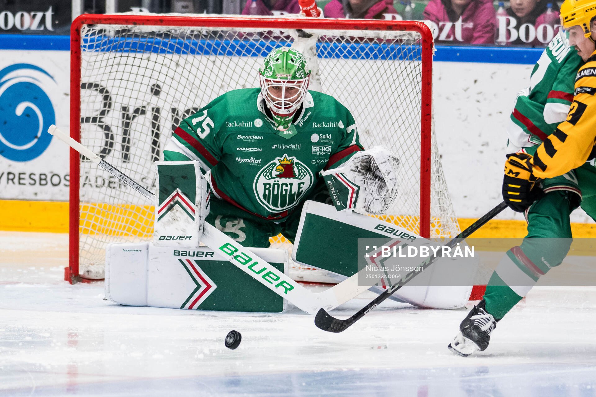 Rögles målvakt Arvid Holm