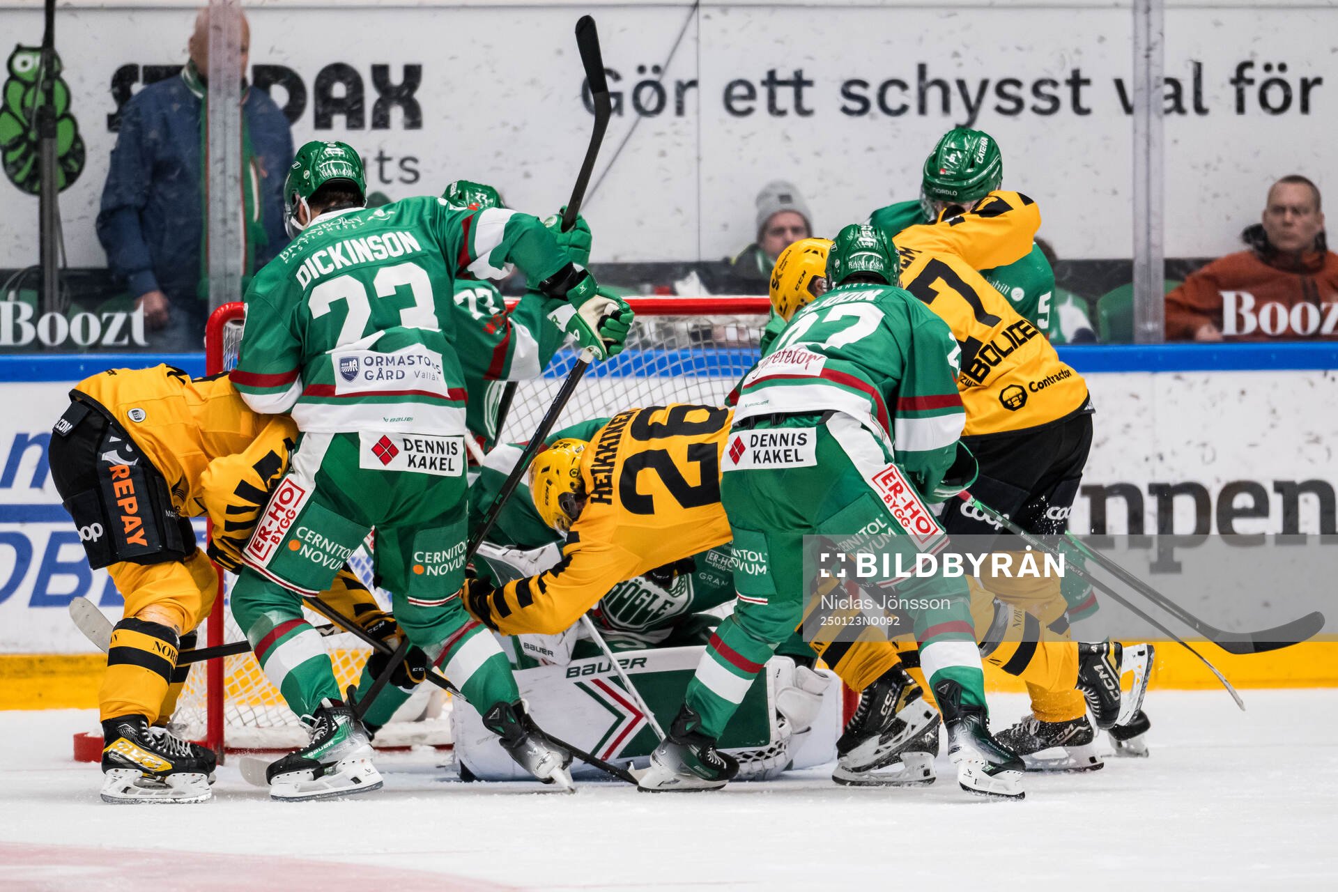 Rögle och Skellefteå spelare