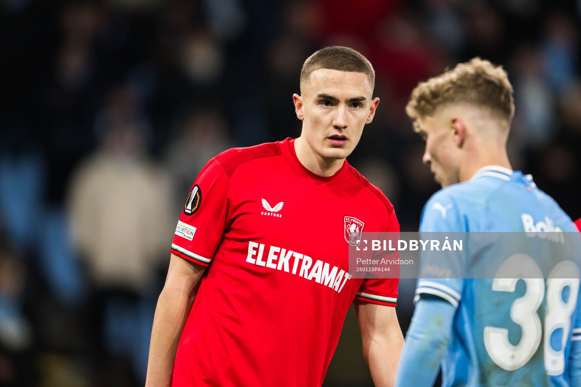 during the UEFA Europa League football match between Malmö