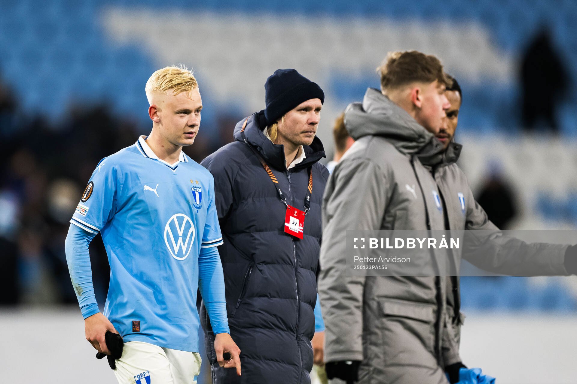Otto Rosengren of Malmö FF looks dejected