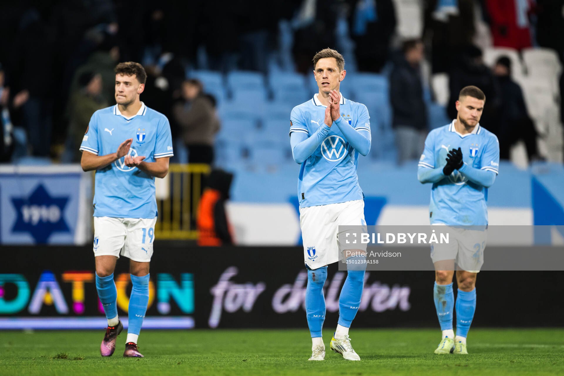 Colin Rösler, Søren Rieks och Gabriel Busanello of Malmö