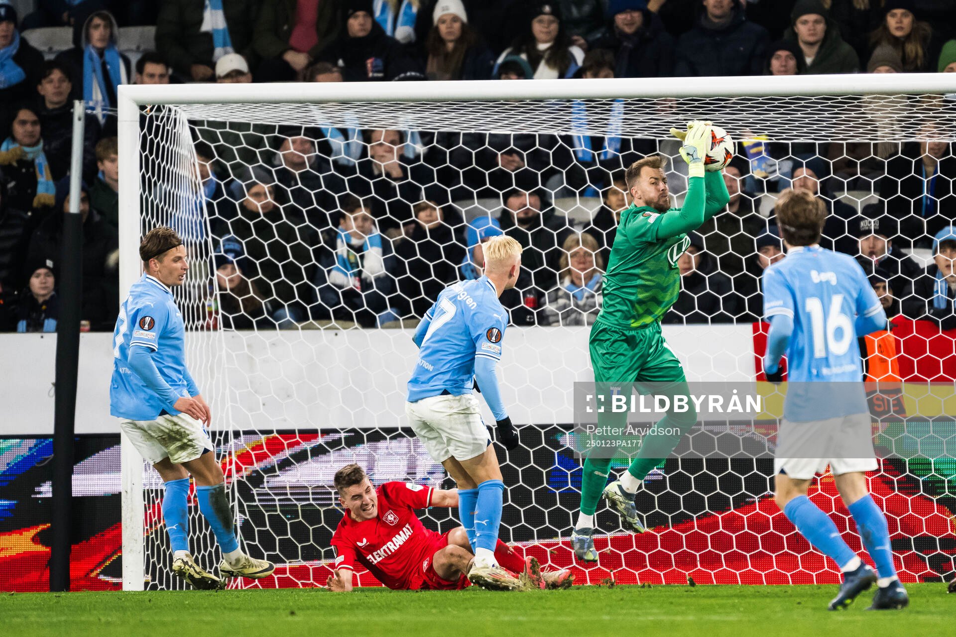 goalkeeper Ricardo Friedrich of Malmö FF