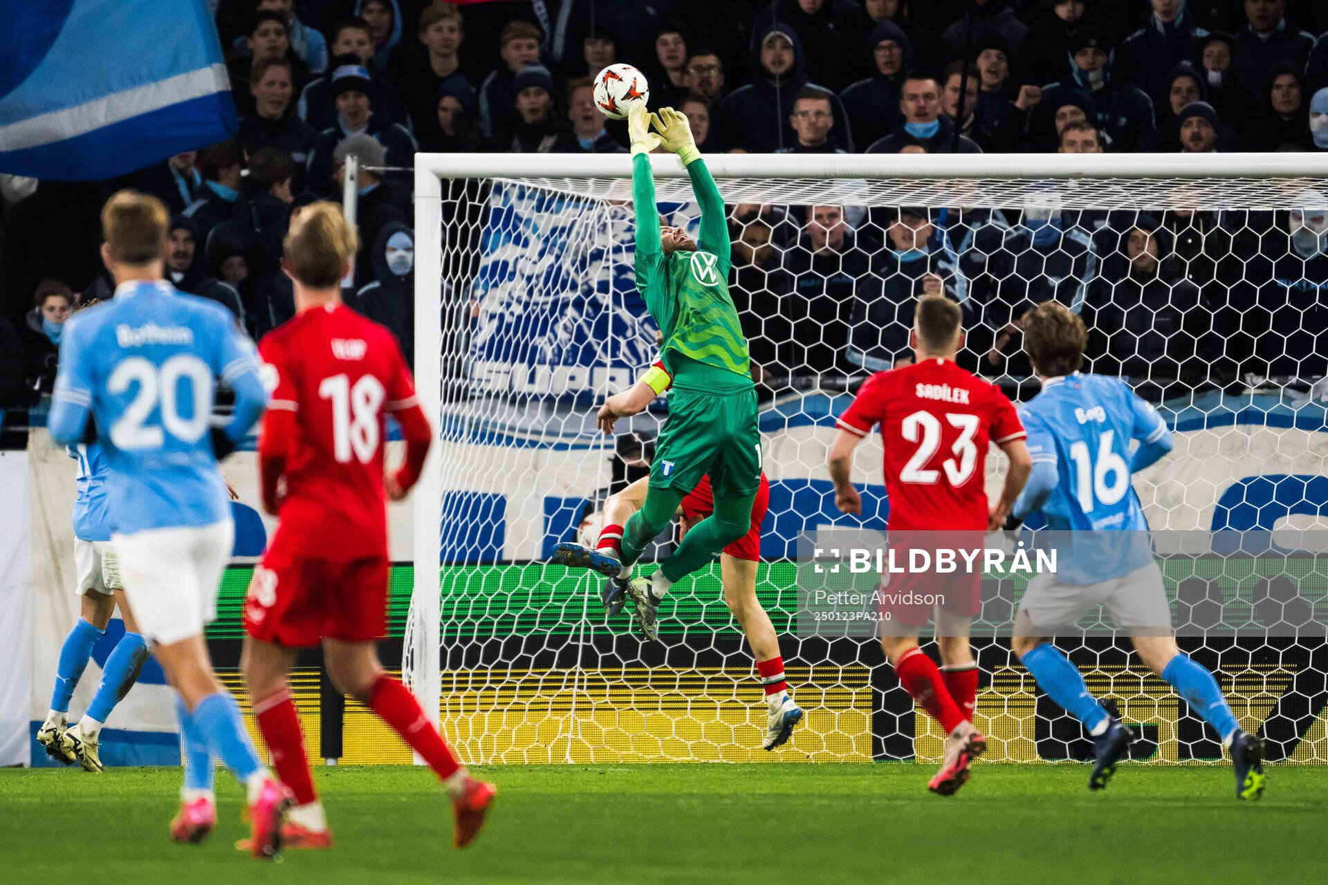 goalkeeper Ricardo Friedrich of Malmö FF