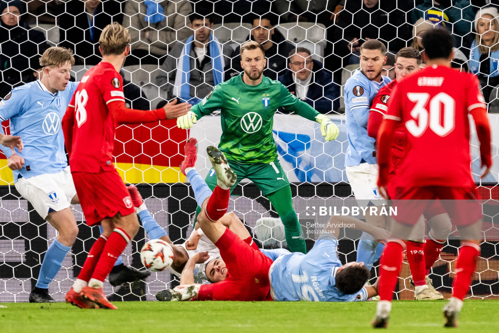 Goalkeeper Ricardo Friedrich of Malmö FF