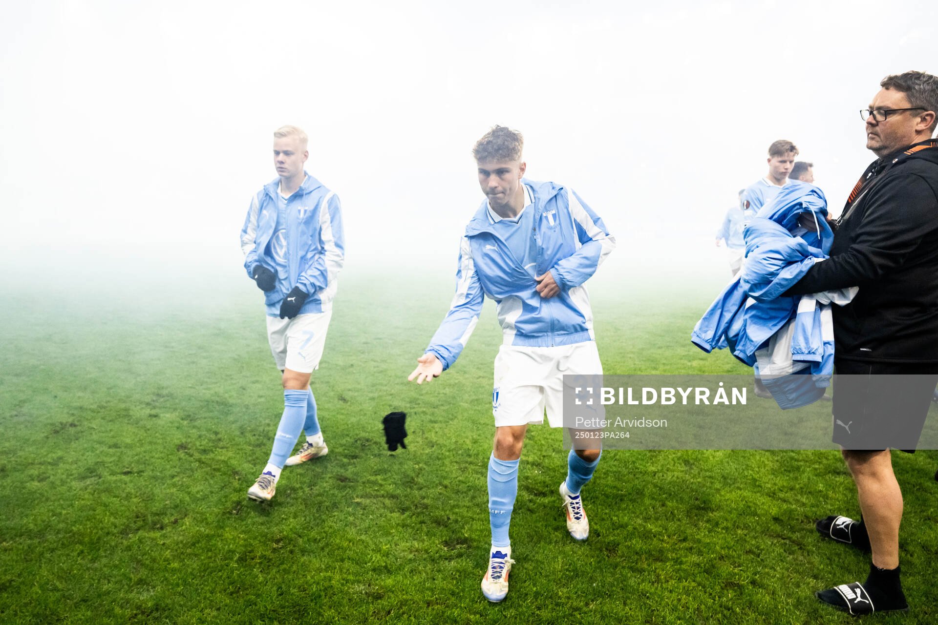 Otto Rosengren and Hugo Bolin of Malmö FF