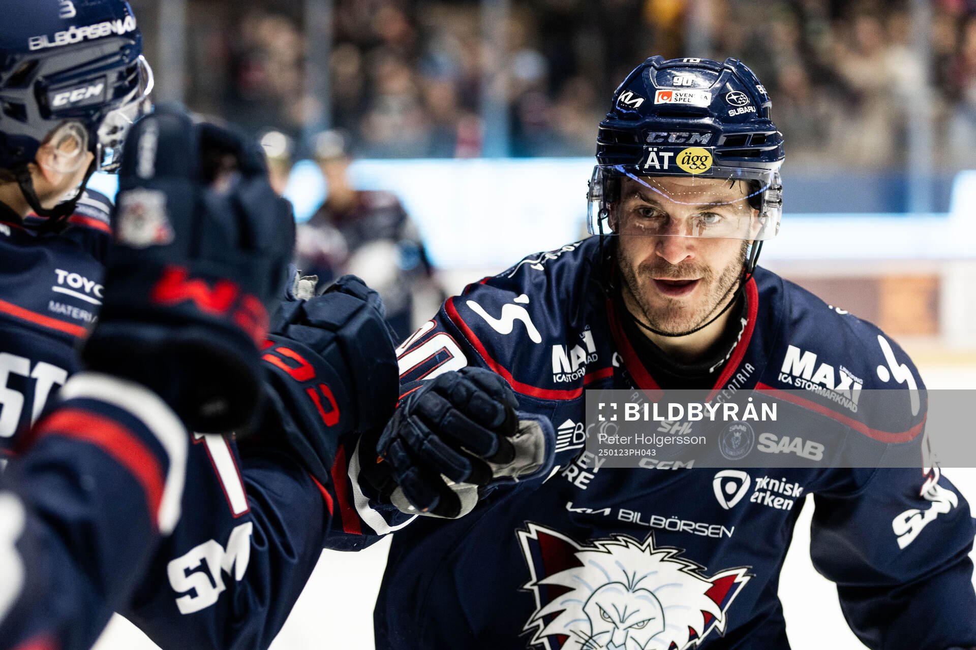 Linköpings Lance Bouma jublar
