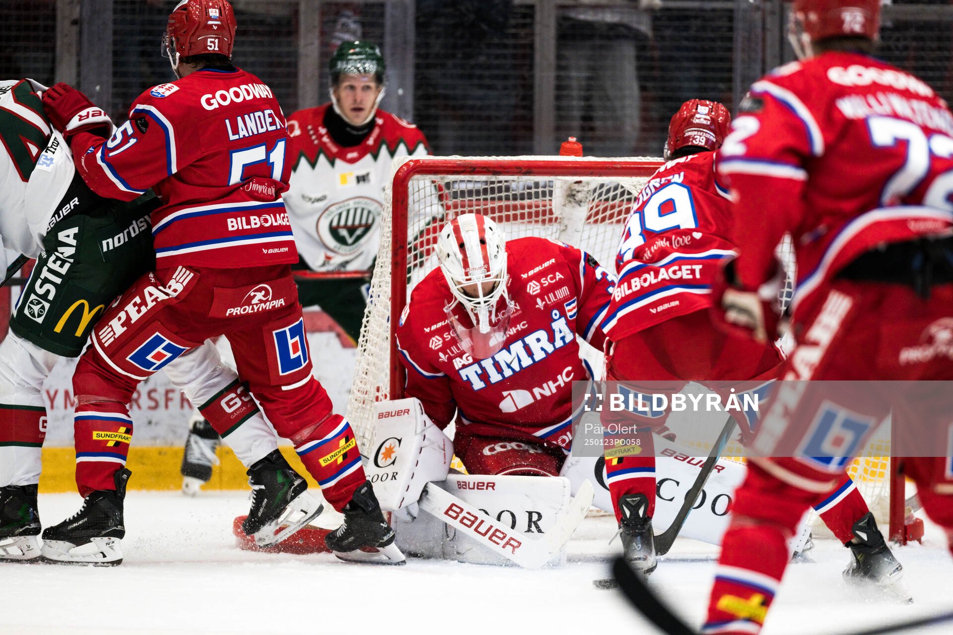 Timrås målvakt Jacob Johansson