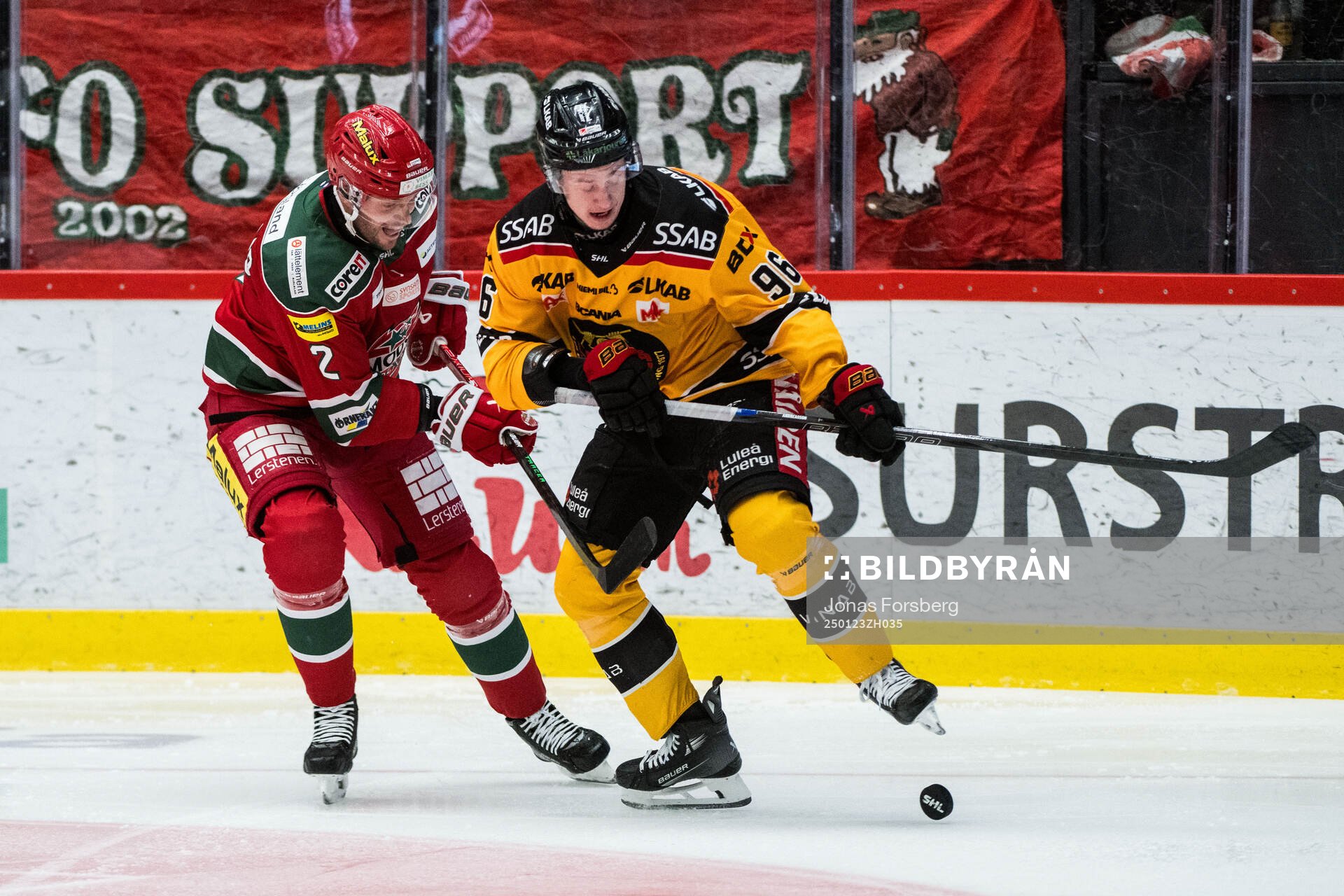 Modos David Rundblad och Luleås Pontus Andreasson