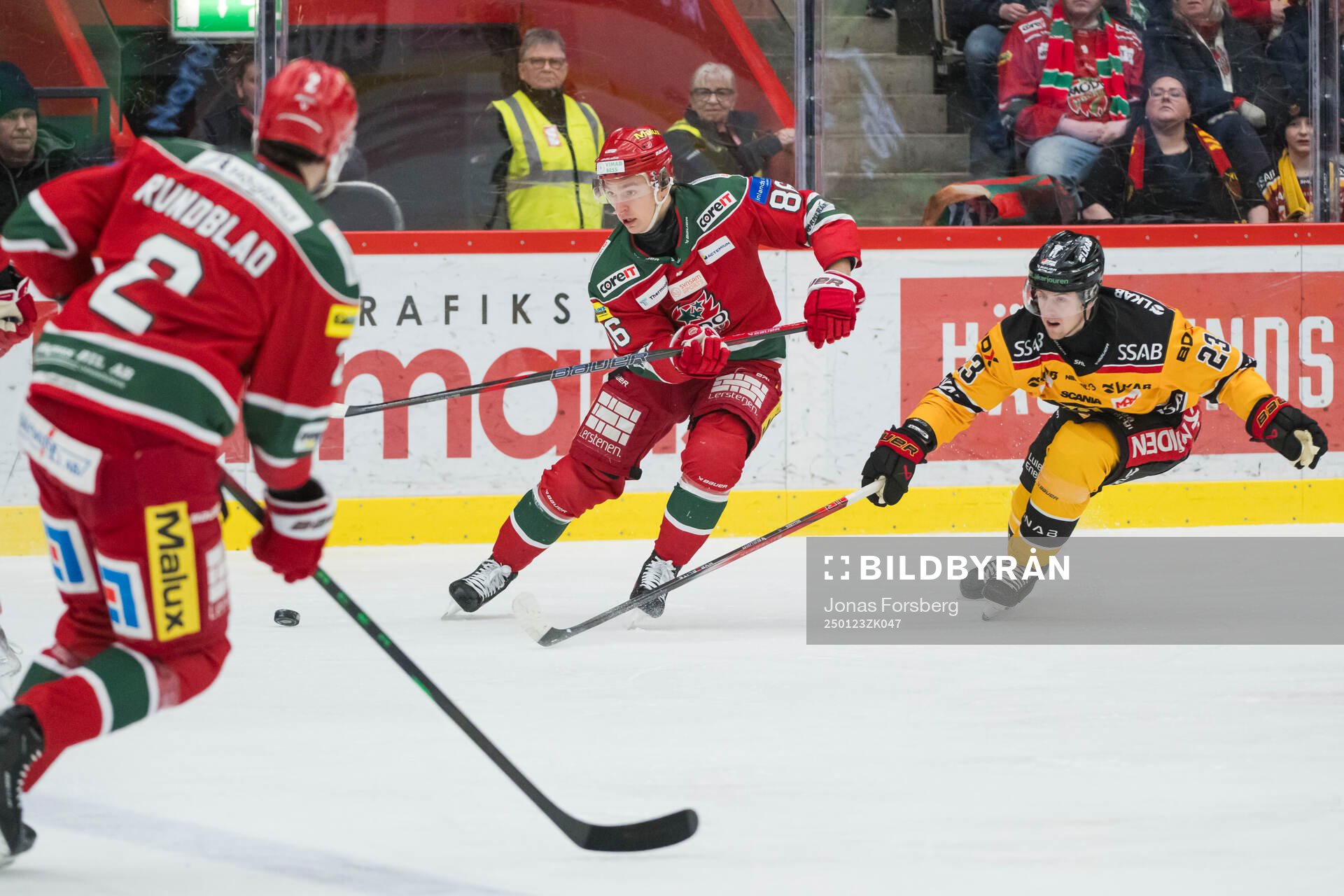 Modos Lukas Jasek och Luleås Jesper Sellgren