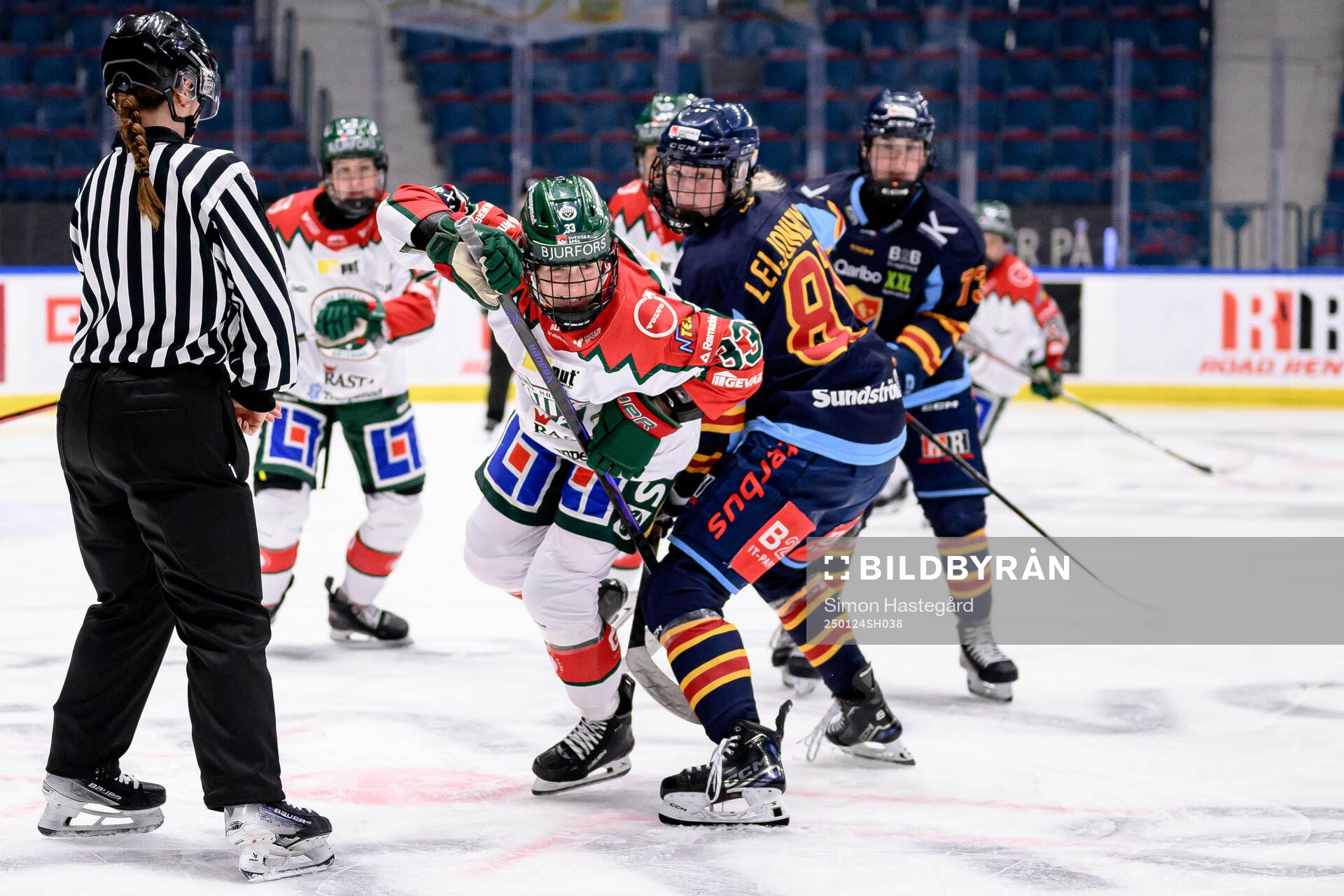 Frölundas Michelle Karvinen och Djurgårdens Isabelle