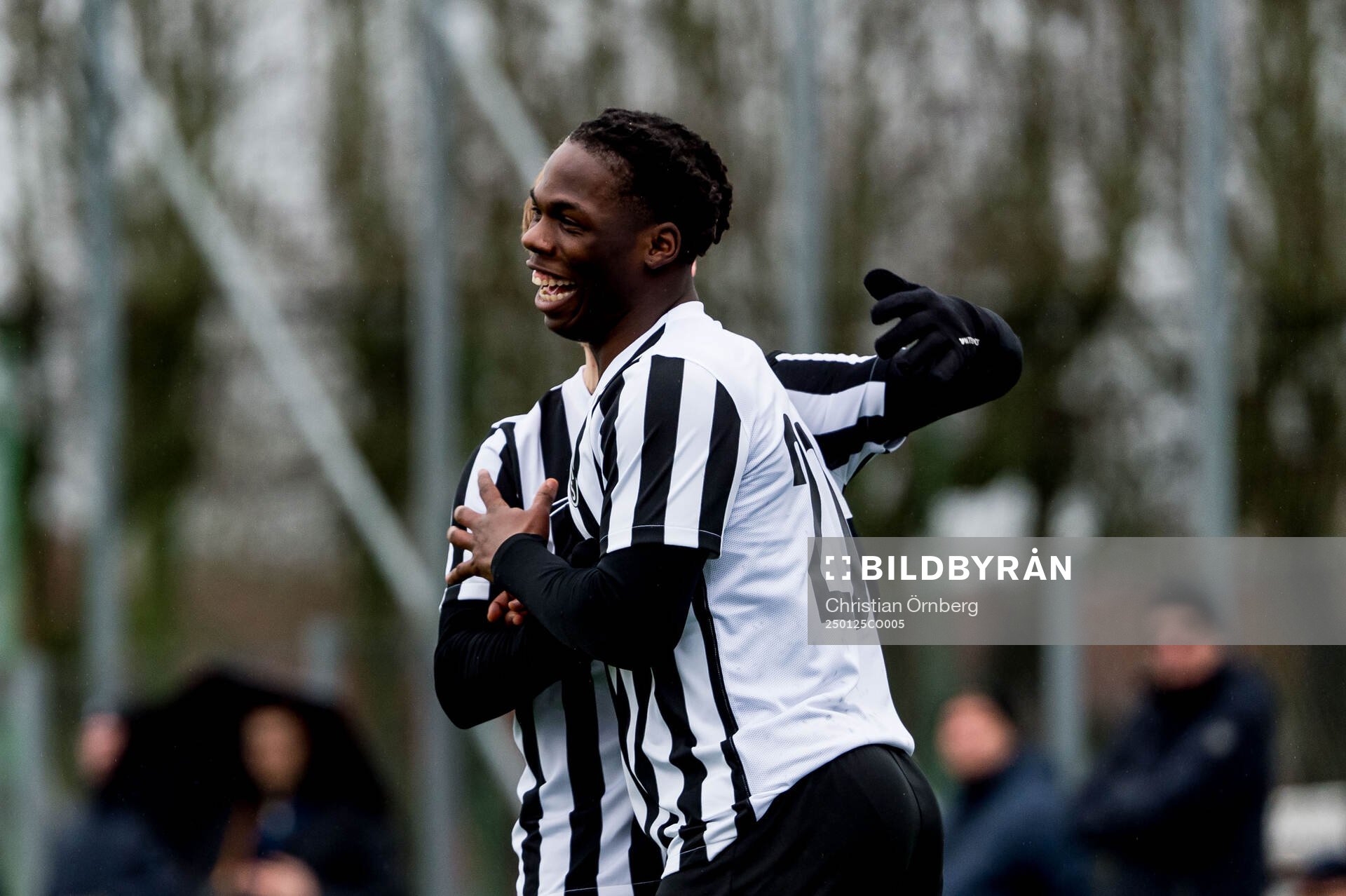Landskronas Xavier Odhiambo jublar