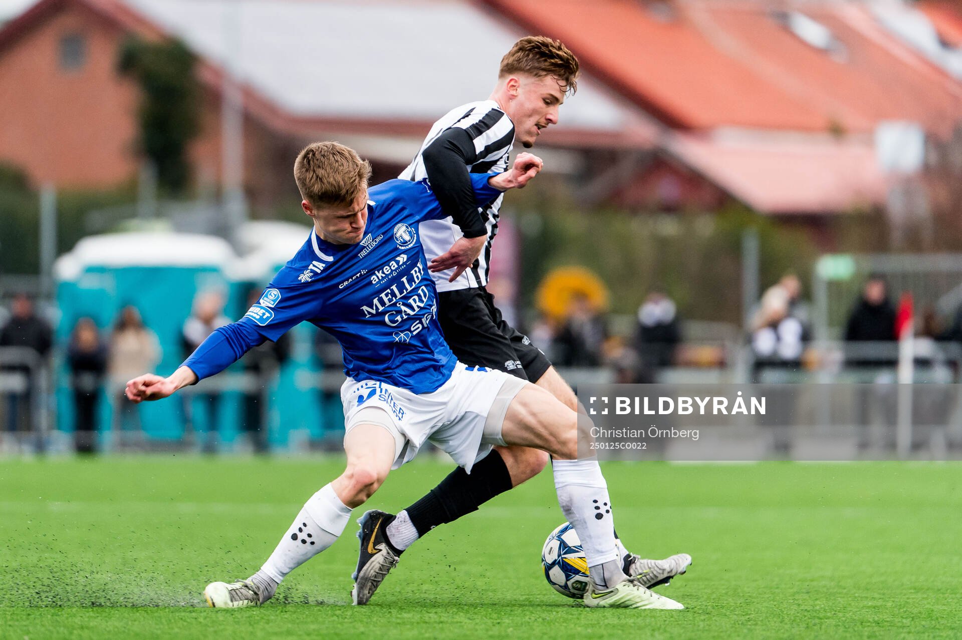 Trelleborgs Abbe Rehn och Landskronas Markus Björkqvist
