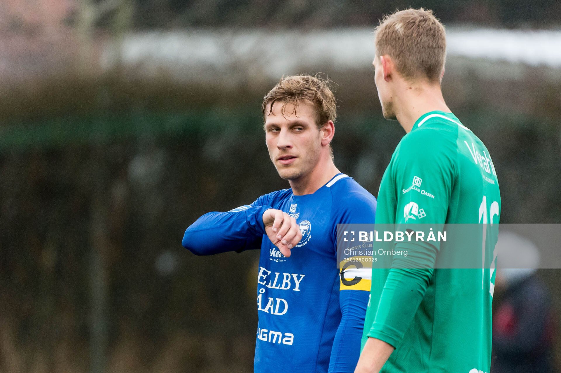 Trelleborgs Tobias Karlsson och målvakt Mathias Nilsson