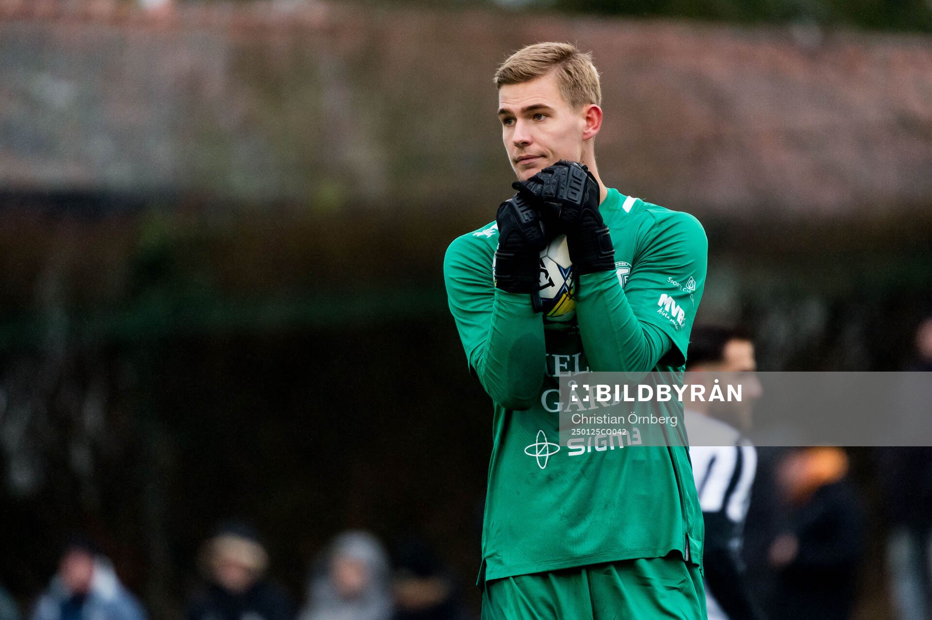 Trelleborgs målvakt Mathias Nilsson