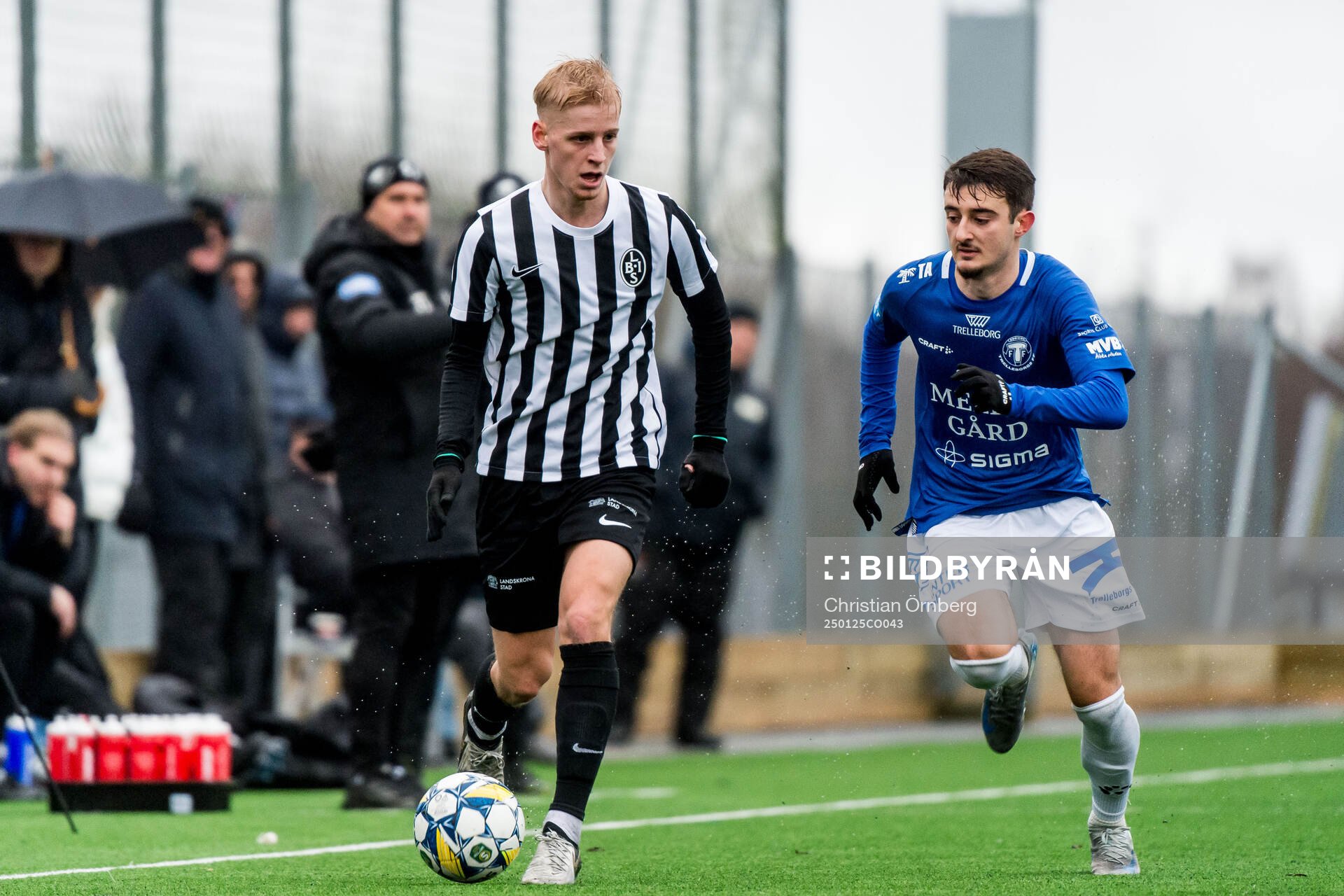 Landskronas Emil Lindman och Trelleborgs Armin Culum