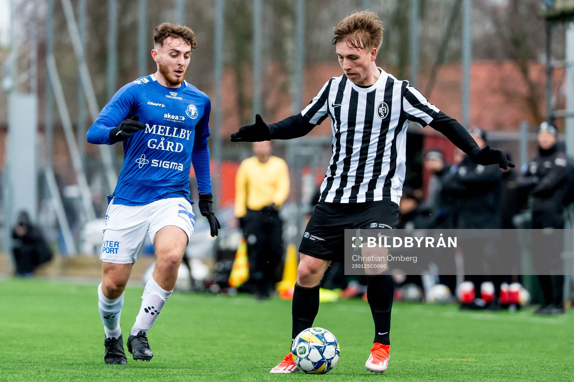 Trelleborgs Alexander Baraslievski och Landskronas