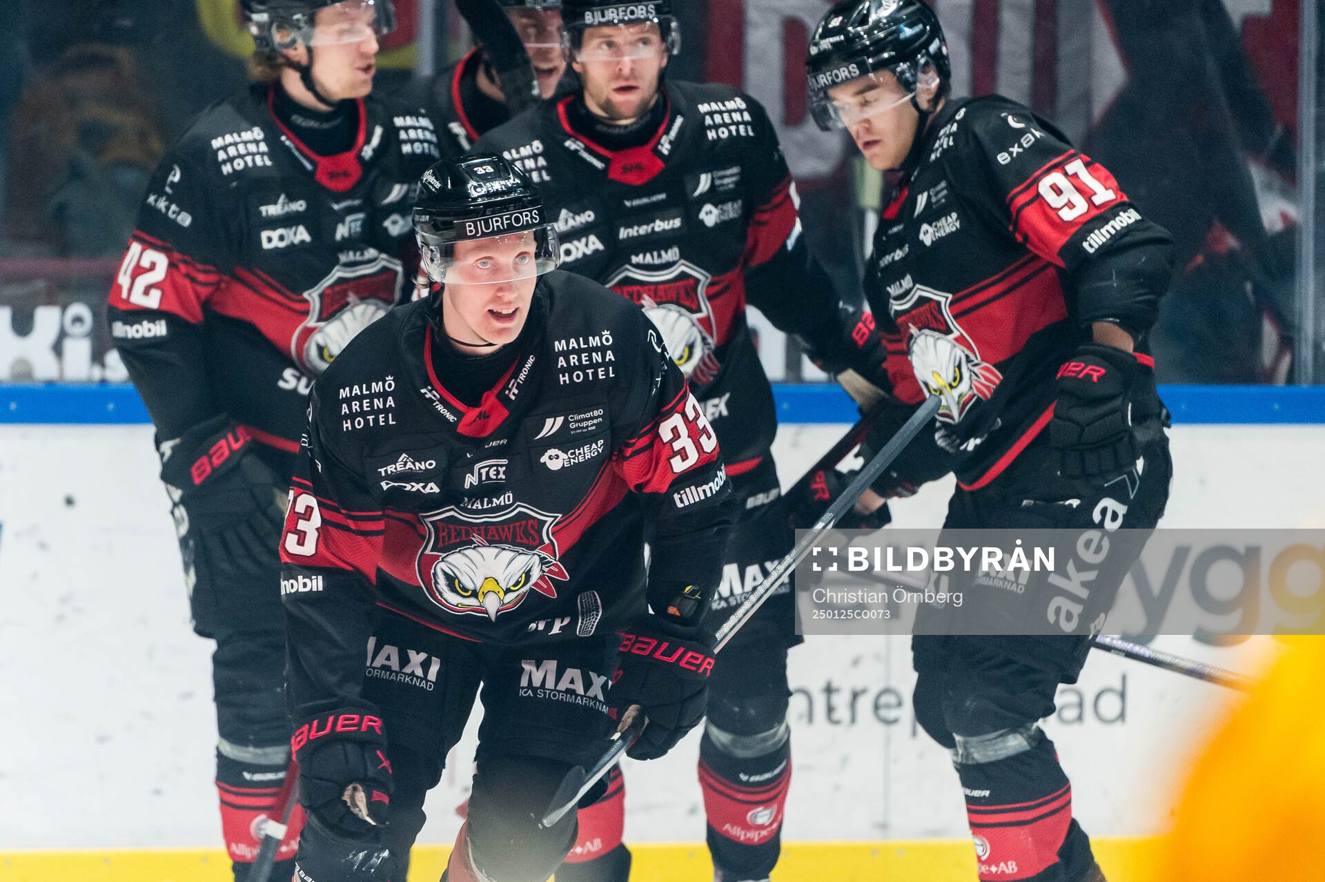 Malmö Redhawks Lassi Thomson jublar